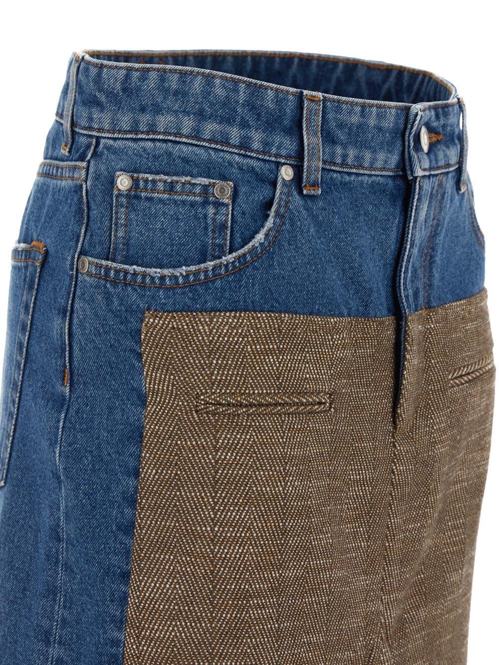 ﻿Oluxury Stella Mccartney Denim Skirt Sottocosto