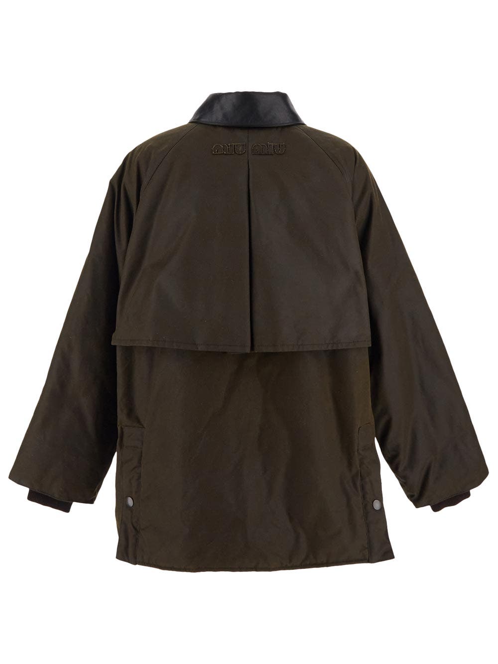 Oluxury Miu Miu Cotton Jacket In Saldo
