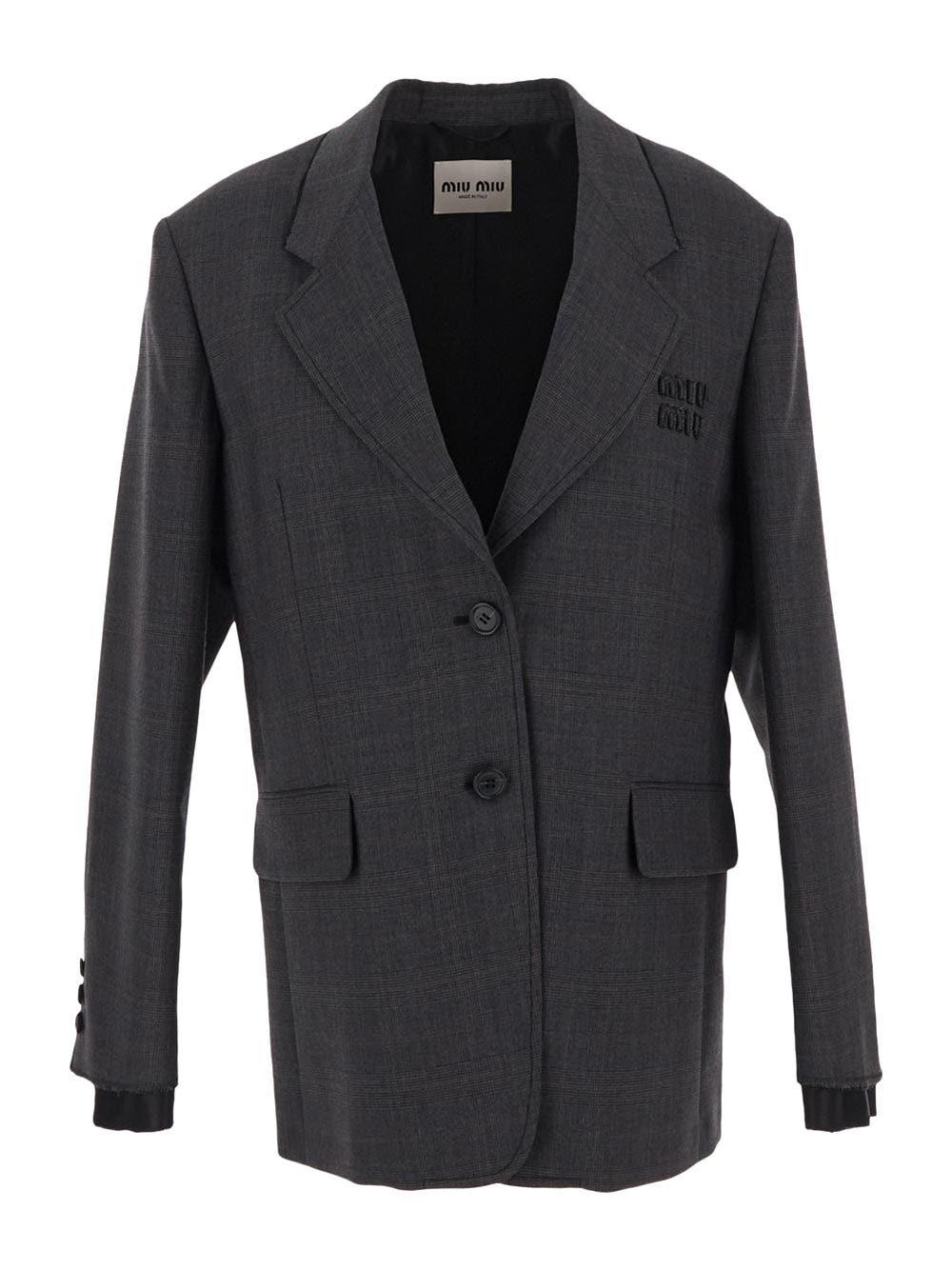 Oluxury Miu Miu Classic Jacket Italy