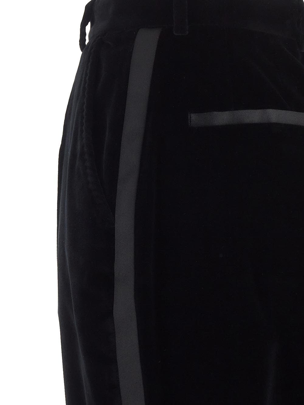 Oluxury Dolce & Gabbana Tuxedo Trousers Consegna Veloce
