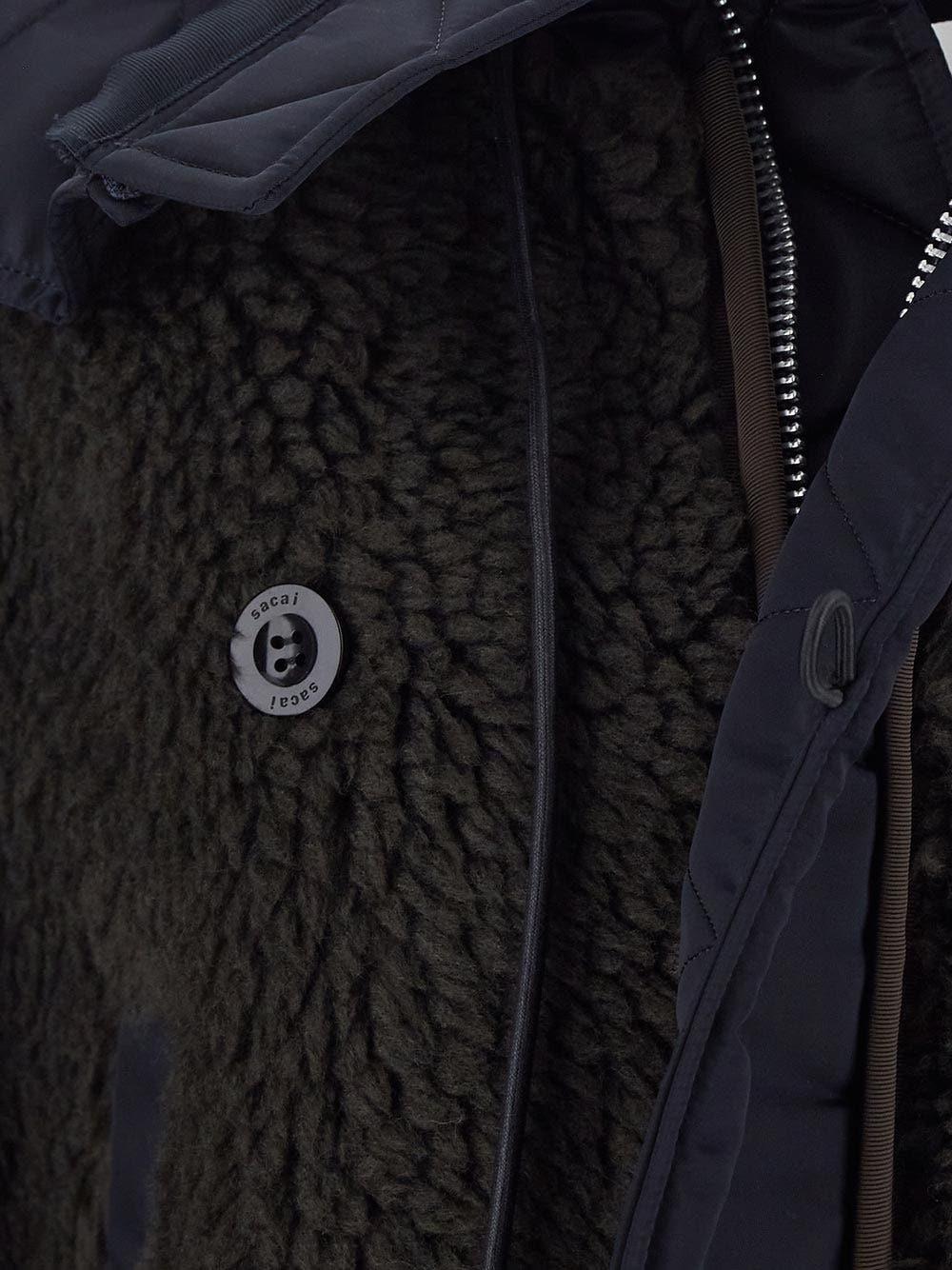Oluxury Sacai Fur Bomber Comprare a buon mercato