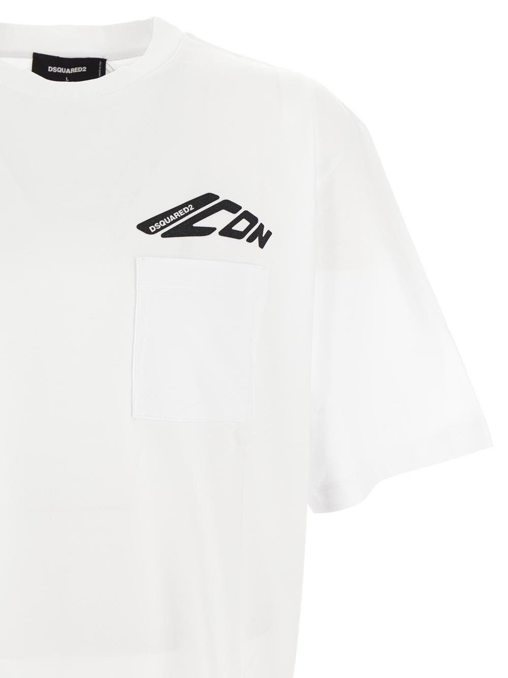 Oluxury Dsquared2 Logo T-Shirt Spedizione Gratuita
