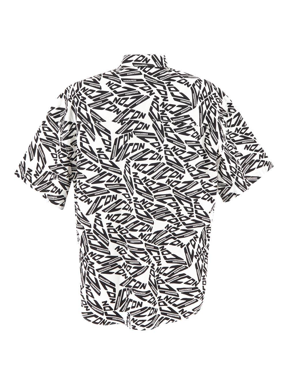 Oluxury Dsquared2 Logo Shirt Soddisfazione Garantita