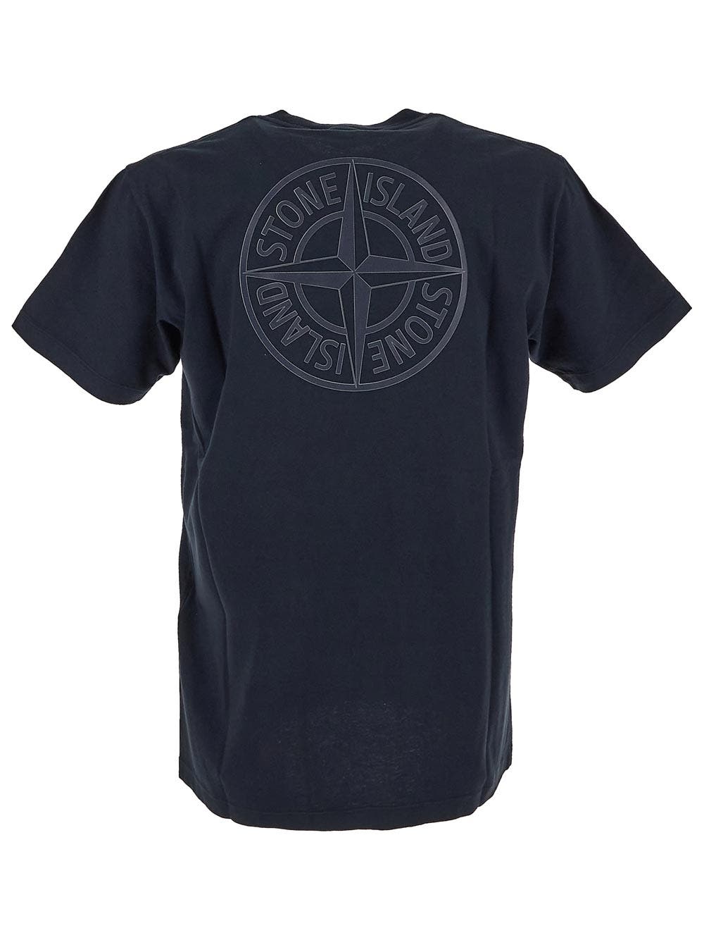 Oluxury Stone Island Logo T-Shirt Economico