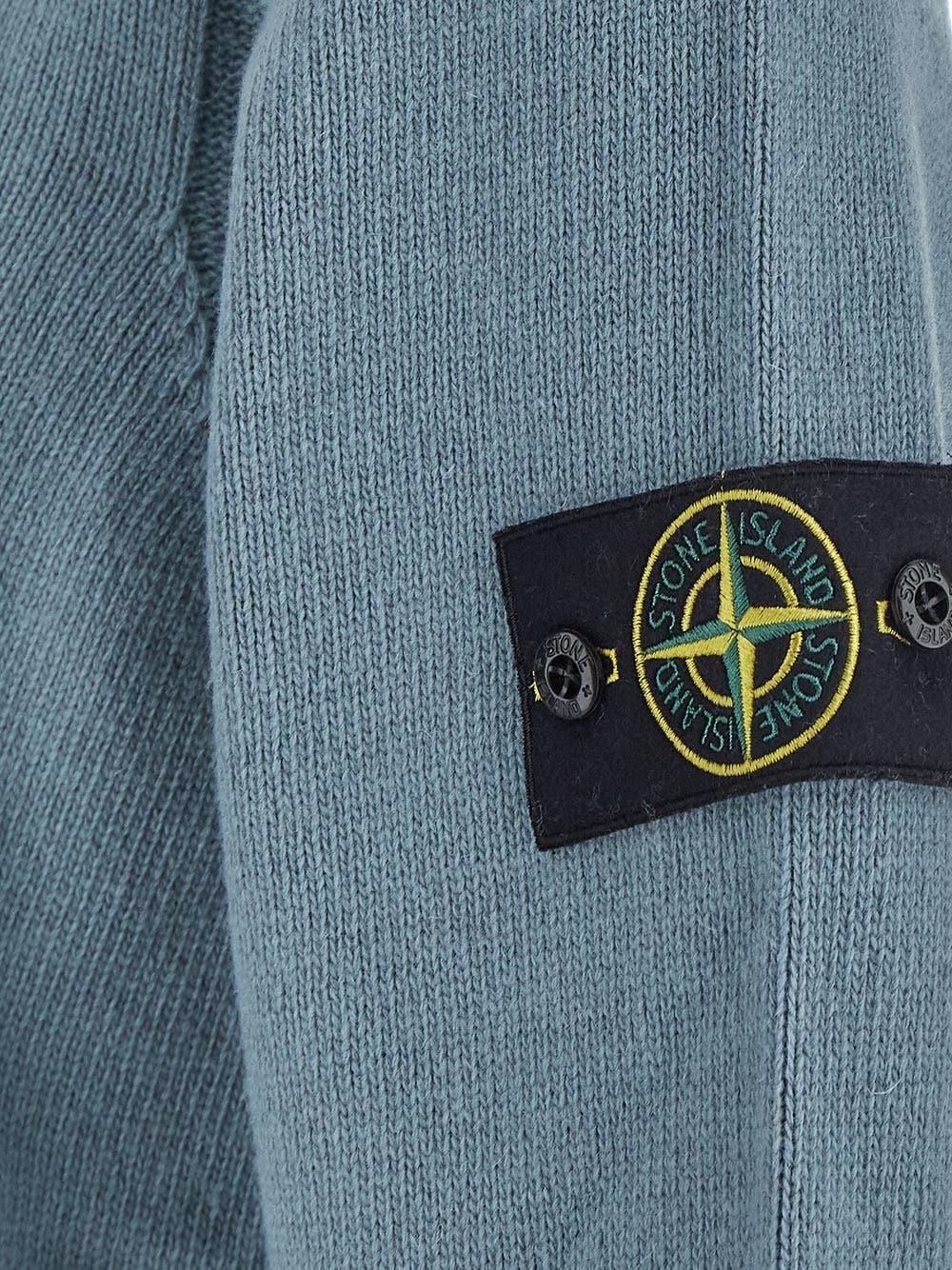 Oluxury Stone Island Logo Knit Online