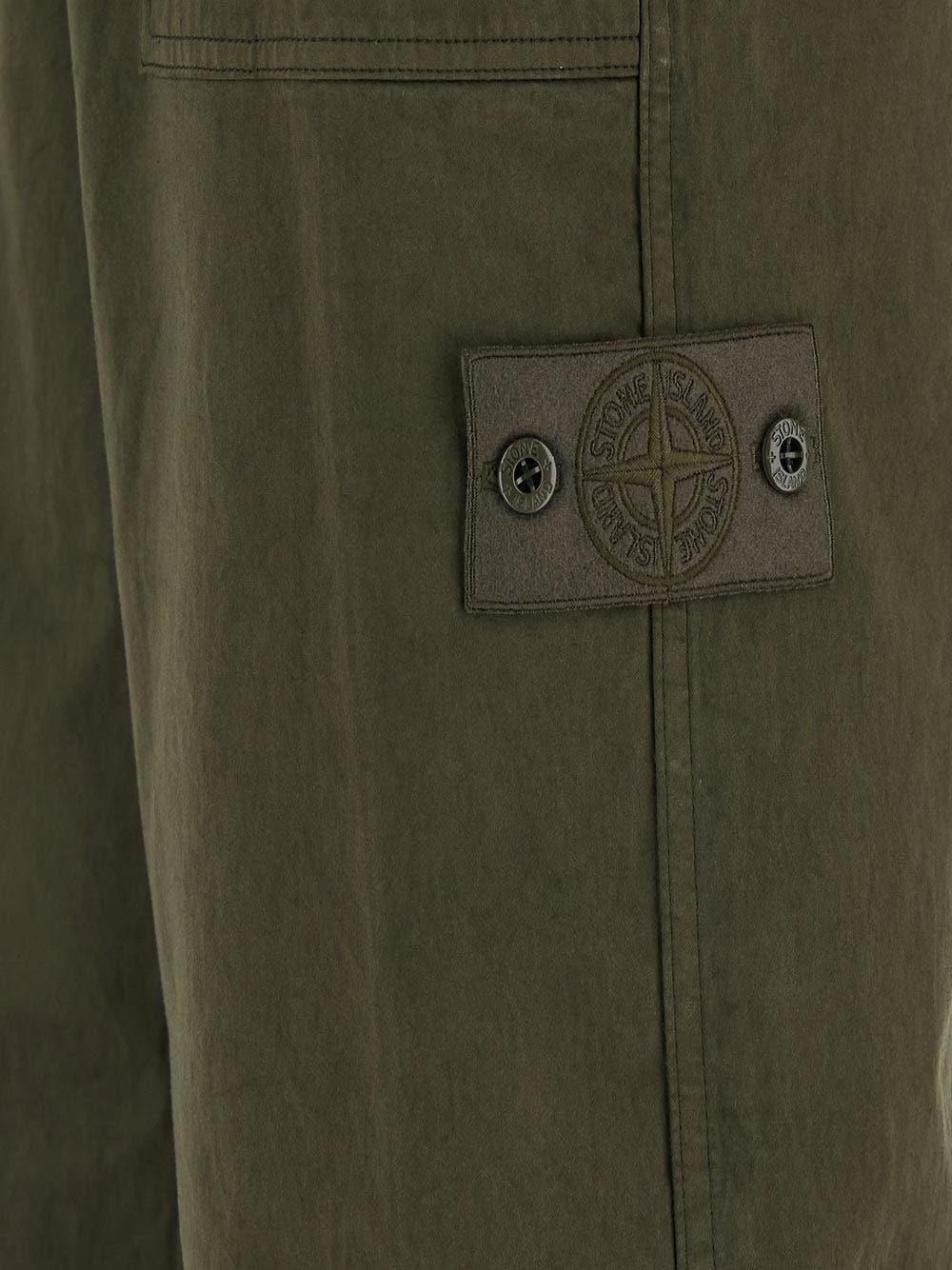 Oluxury Stone Island Cotton Trouser Saldi Di Fabbrica