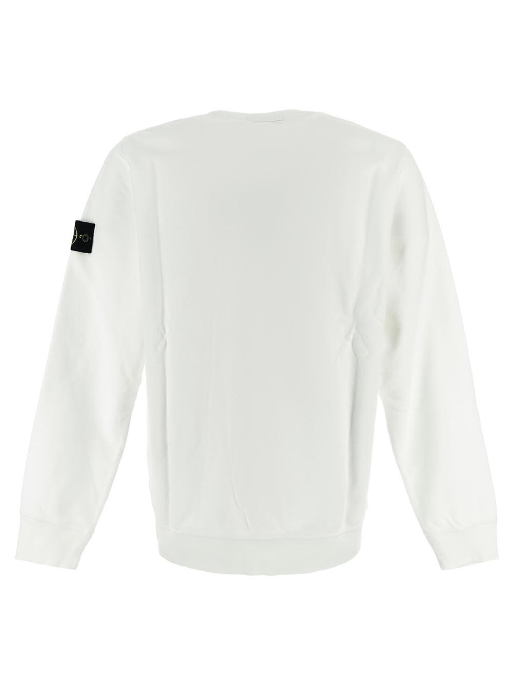 Oluxury Stone Island Logo Sweatshirt Vendite Flash