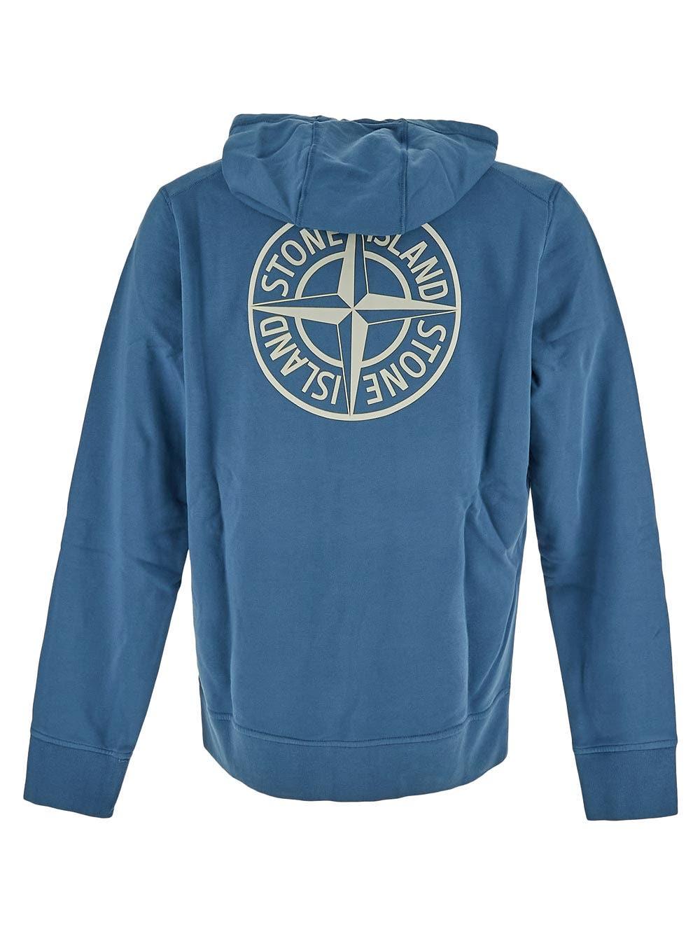 Oluxury Stone Island Logo Hoodie Promozione