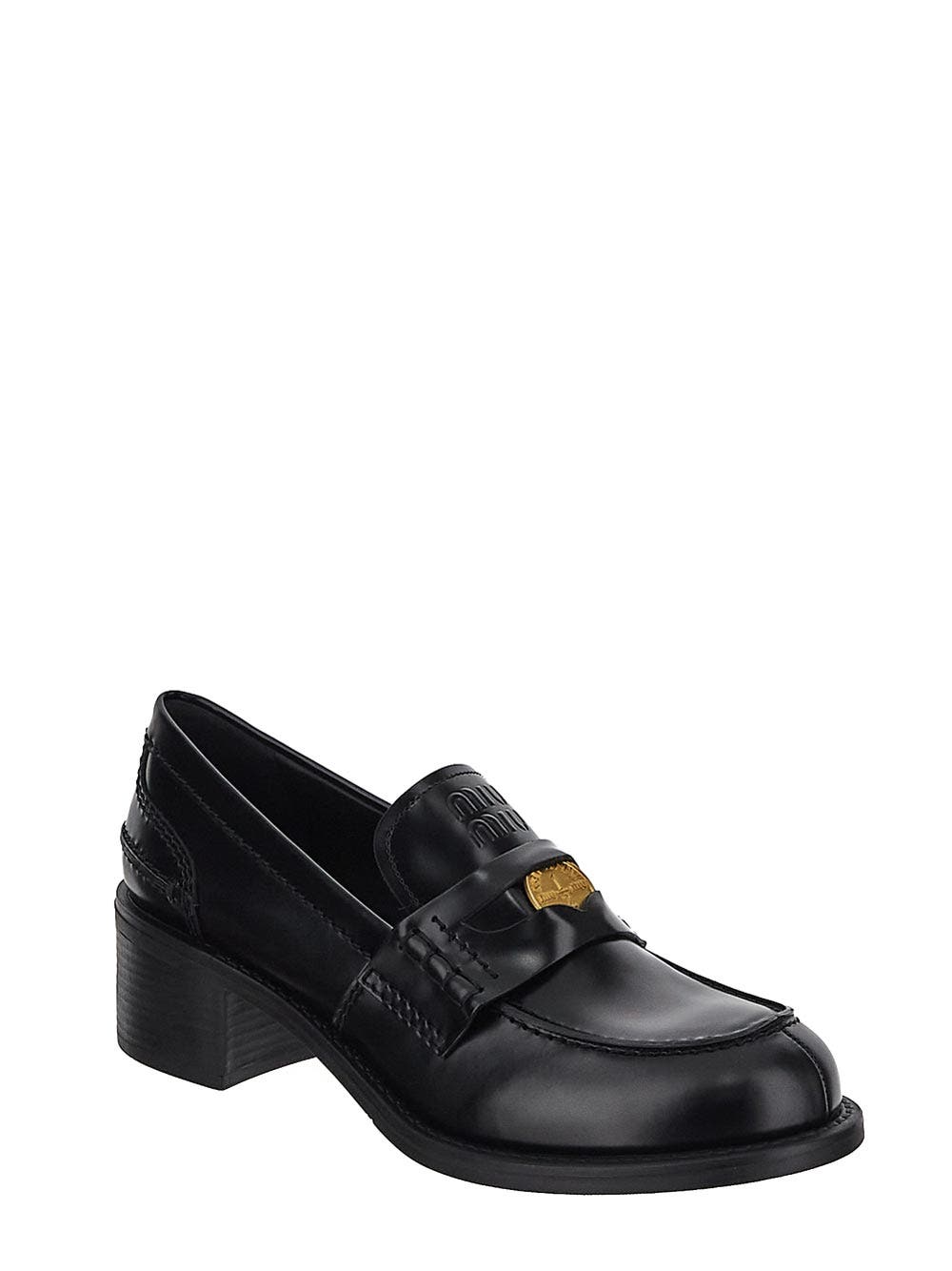 Oluxury Miu Miu Logo Loafer Saldi