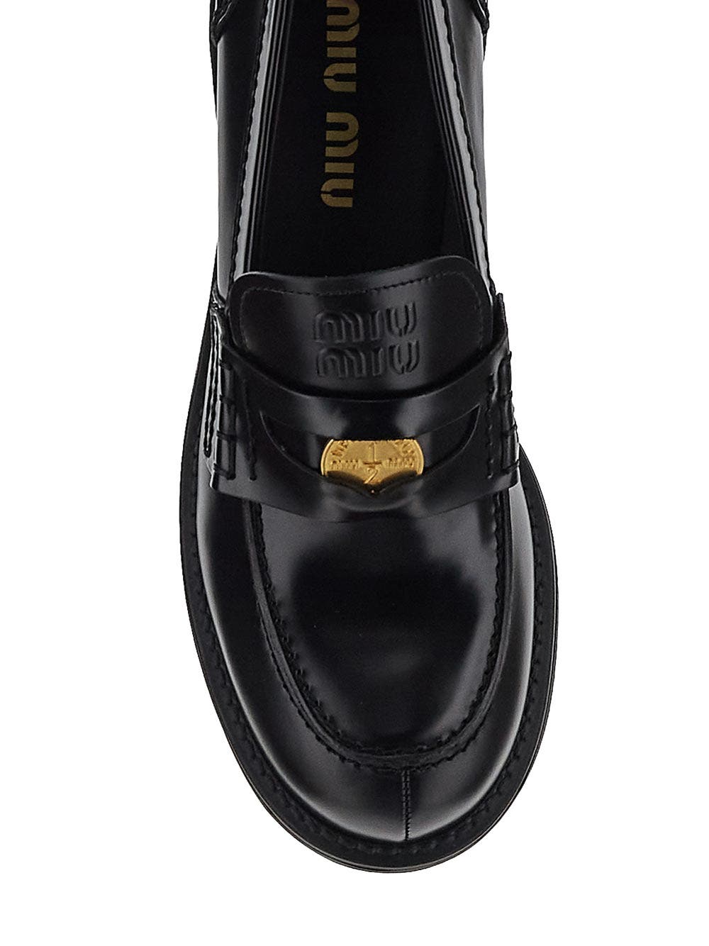 Oluxury Miu Miu Logo Loafer Saldi