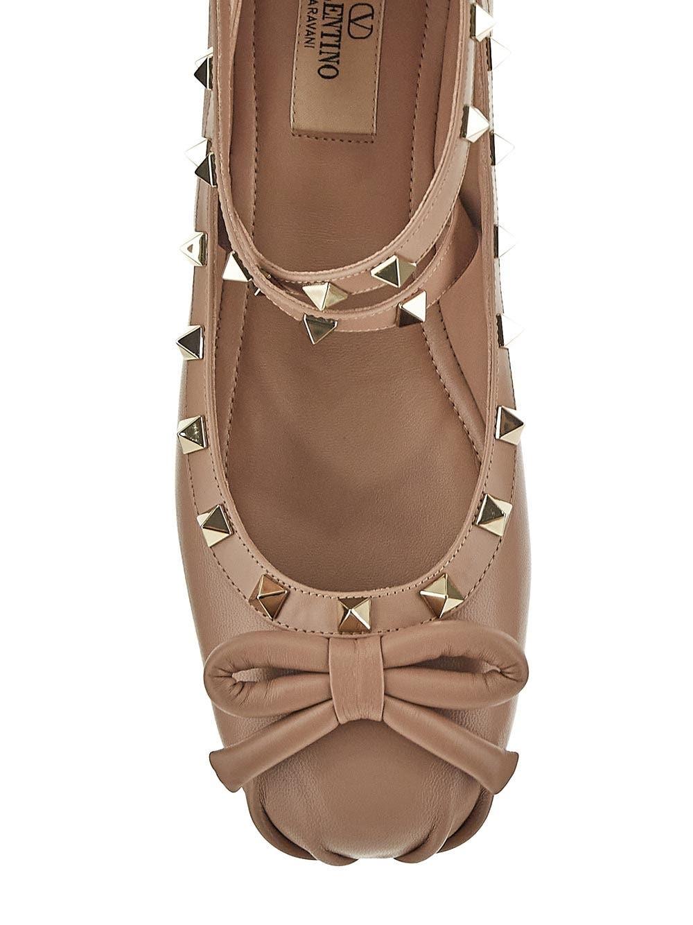 Oluxury Valentino Garavani Rockstud Ballerina Presa