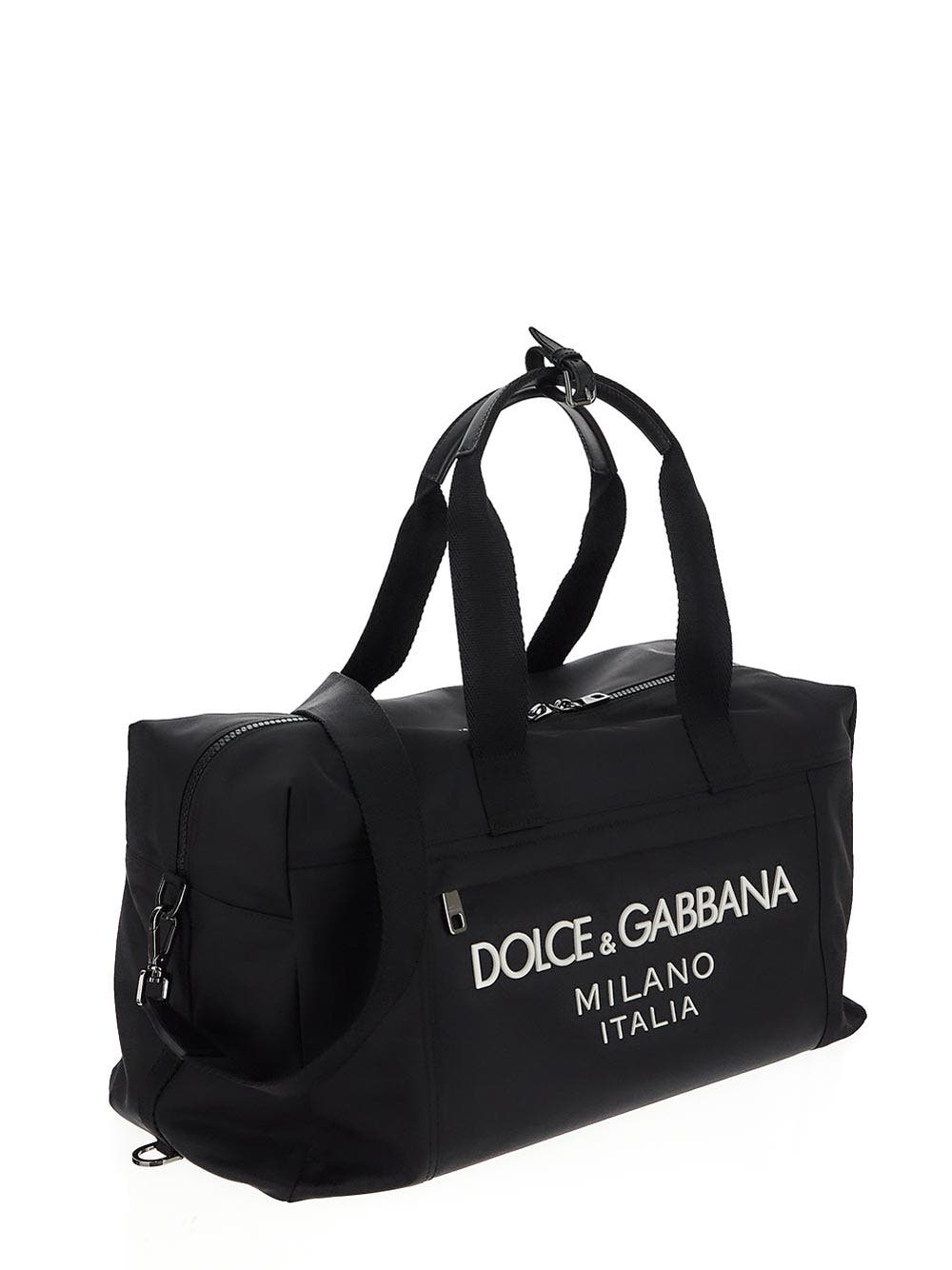 Oluxury Dolce & Gabbana Nylon Holdall Bag In Linea