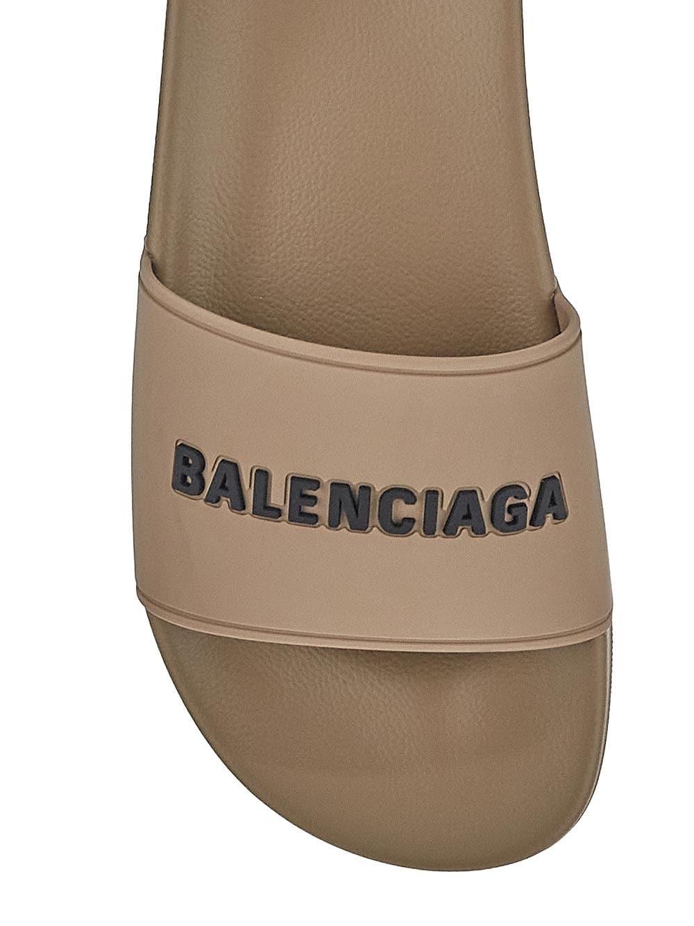 Oluxury Balenciaga Logo Slide Qualità Garantita