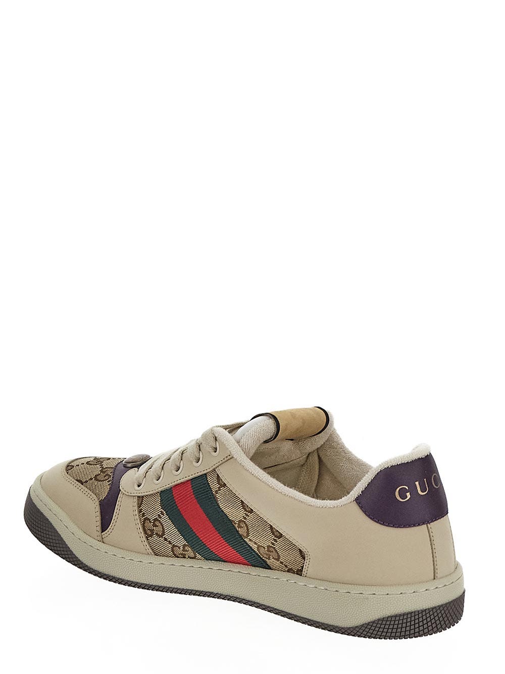 Oluxury Gucci Screener GG Sneakers In Vendita