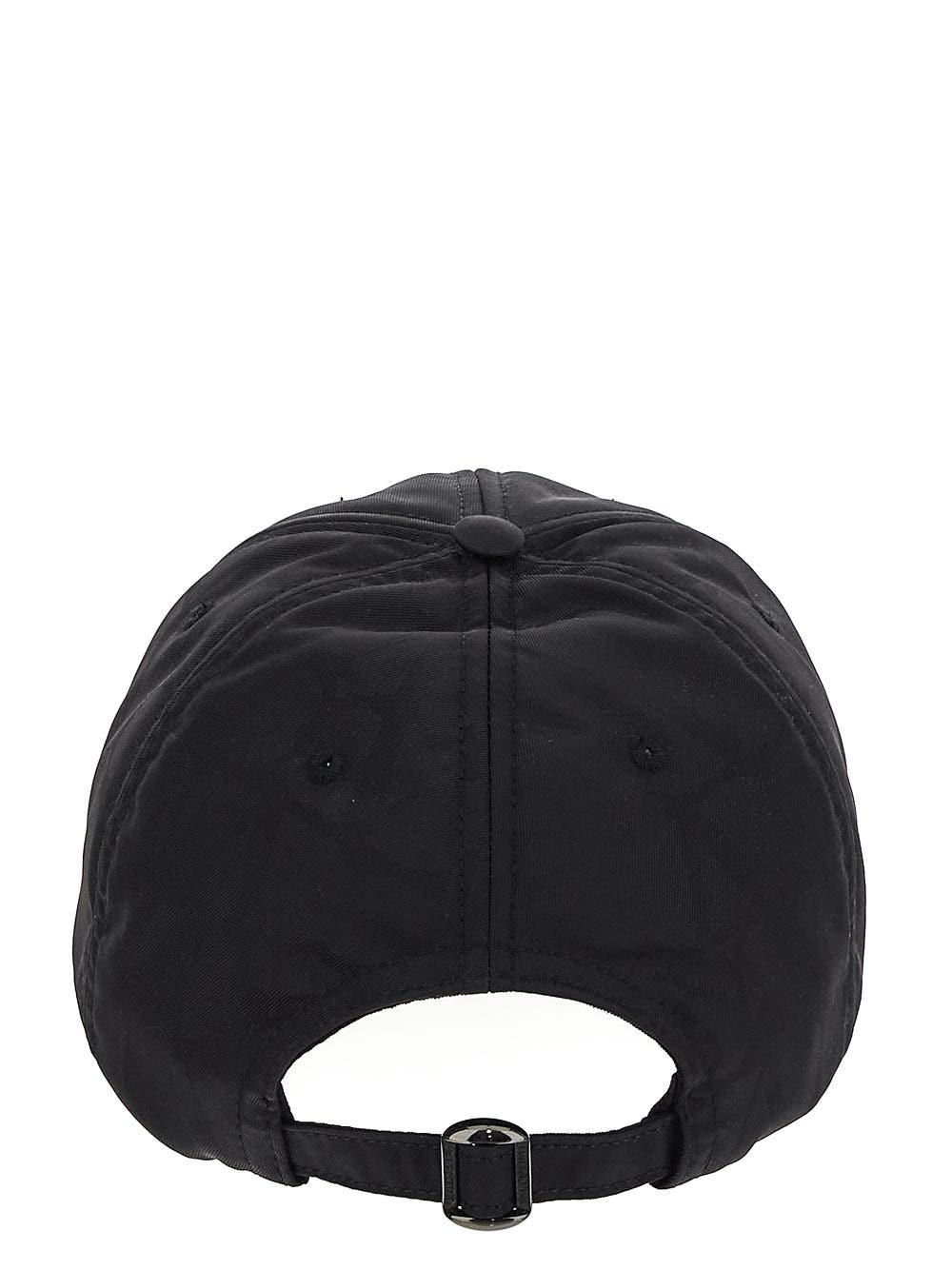 Oluxury Valentino Garavani Logo Cap In Linea