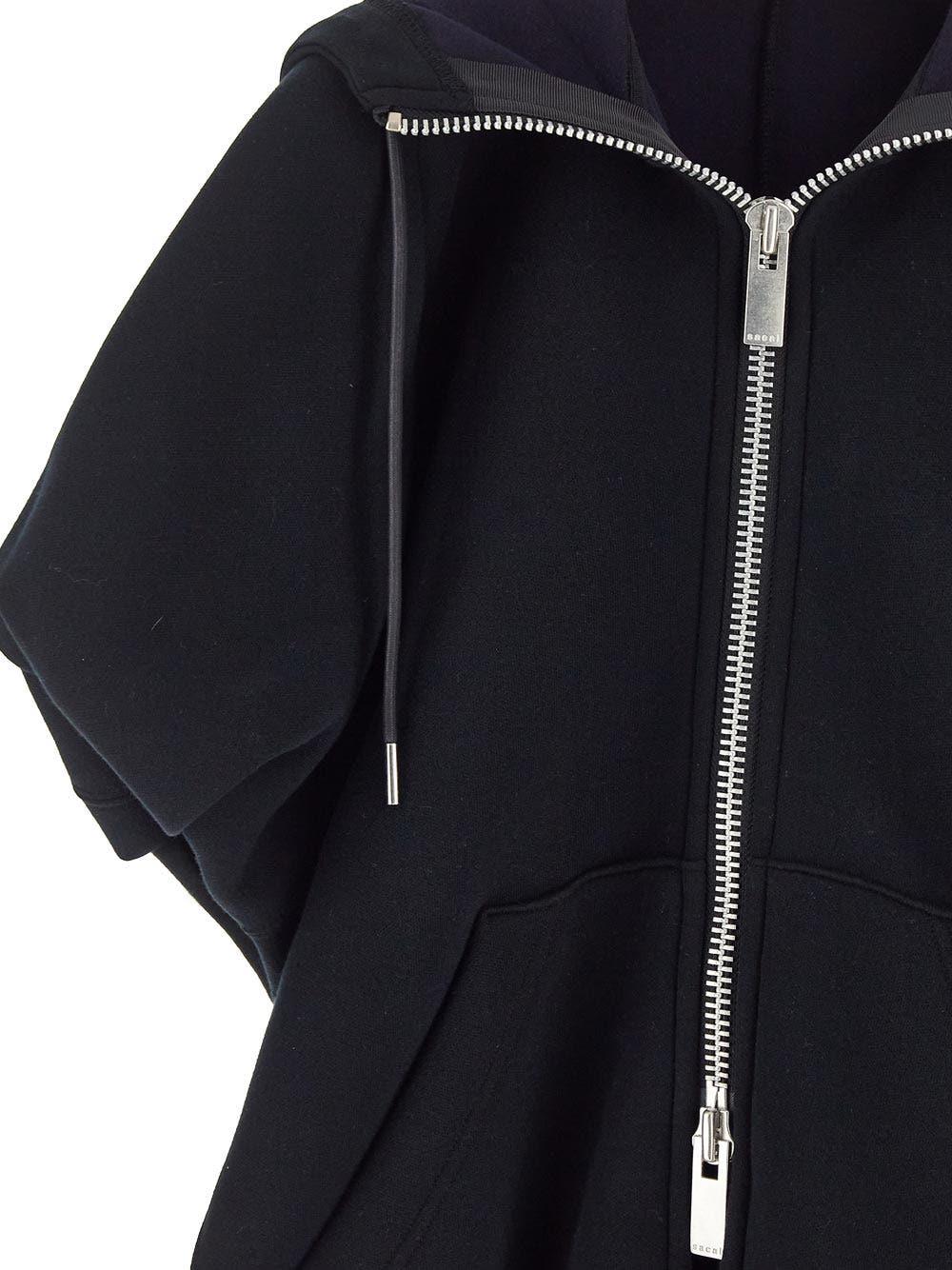 Oluxury Sacai Short Sleeve Hoodie Vendita Calda