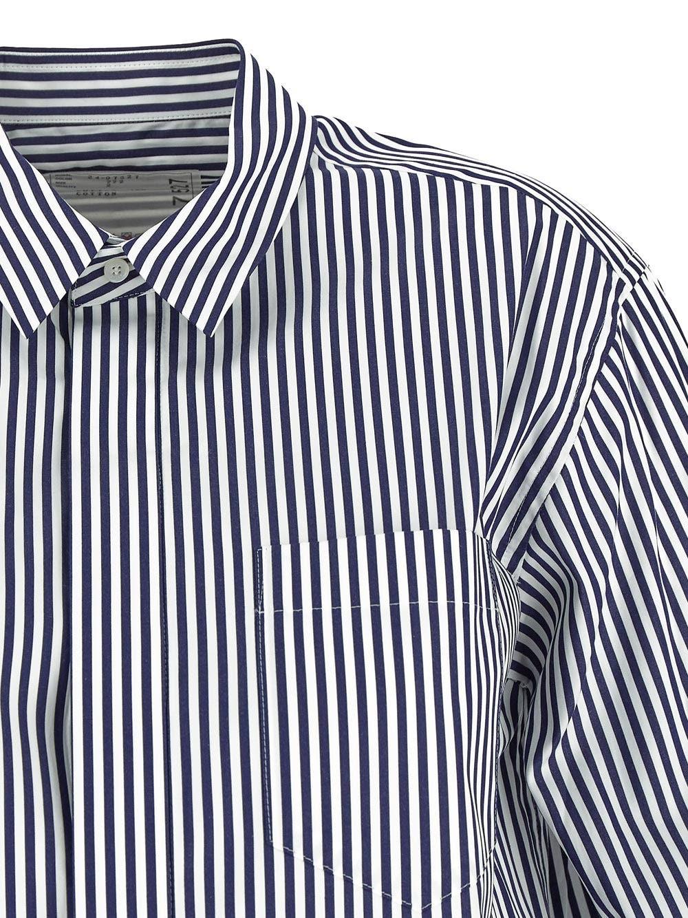 Oluxury Sacai Striped Shirt Italy