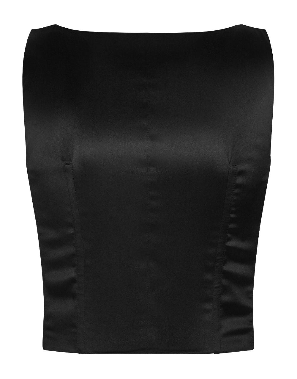 Oluxury Dolce & Gabbana Tuxedo Top vest Soddisfazione Garantita