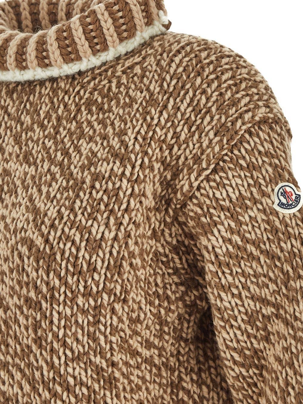 Oluxury Moncler Dolcevita Tricot Knit Convenienza