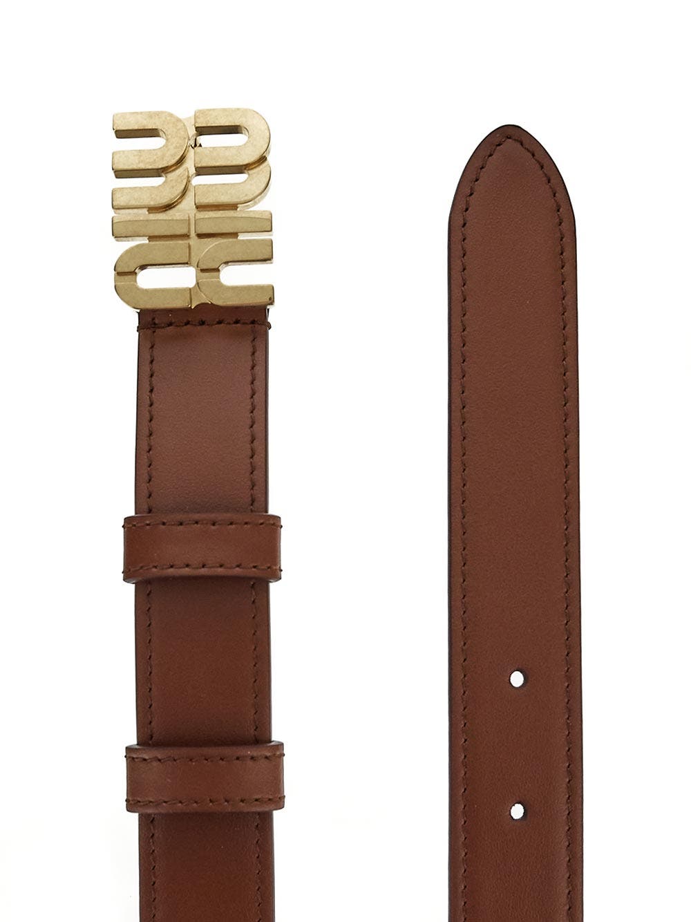 Oluxury Miu Miu Leather Belt Convenienza