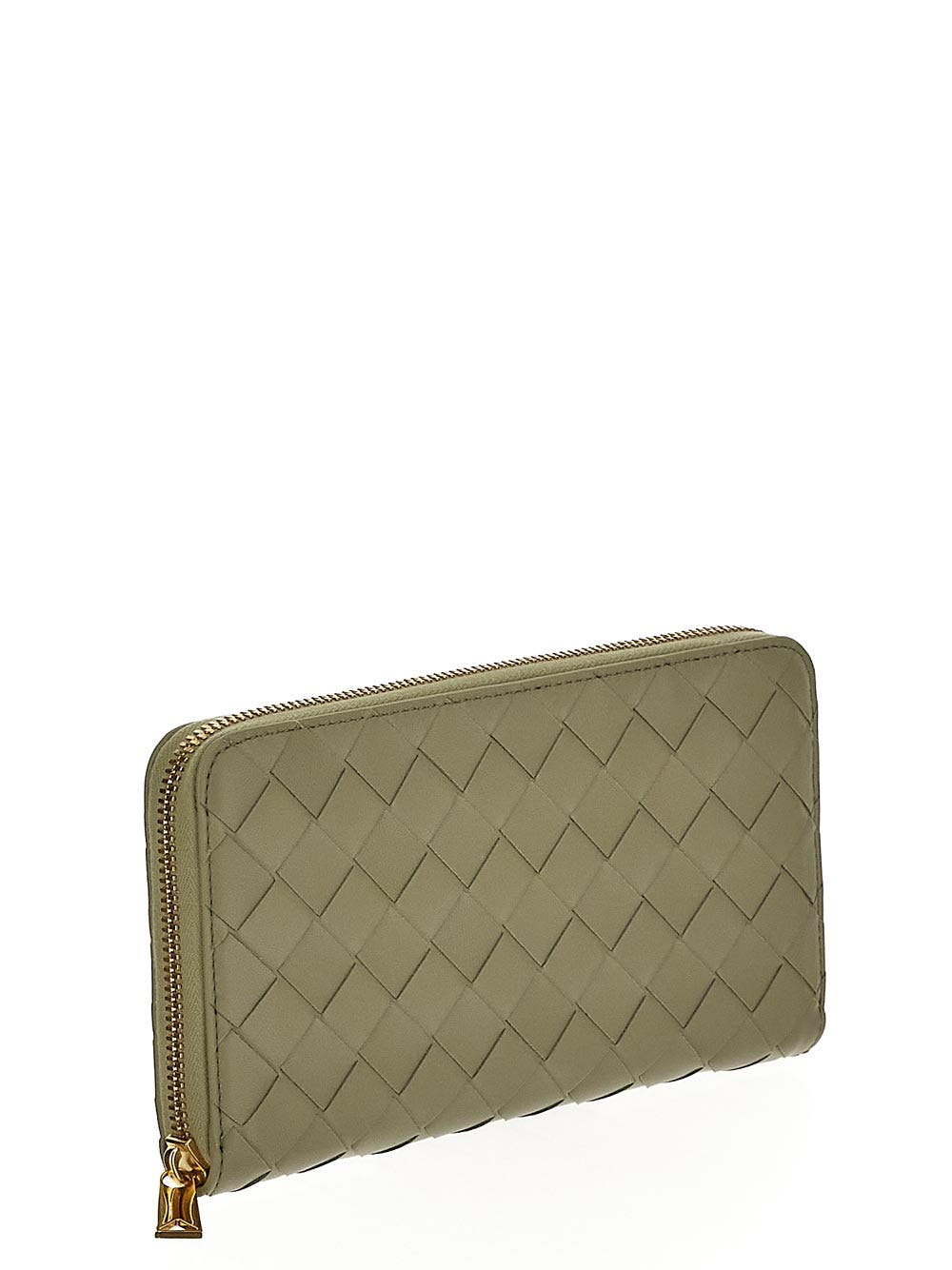 Oluxury Bottega Veneta Intrecciato Zip Around Wallet Saldi