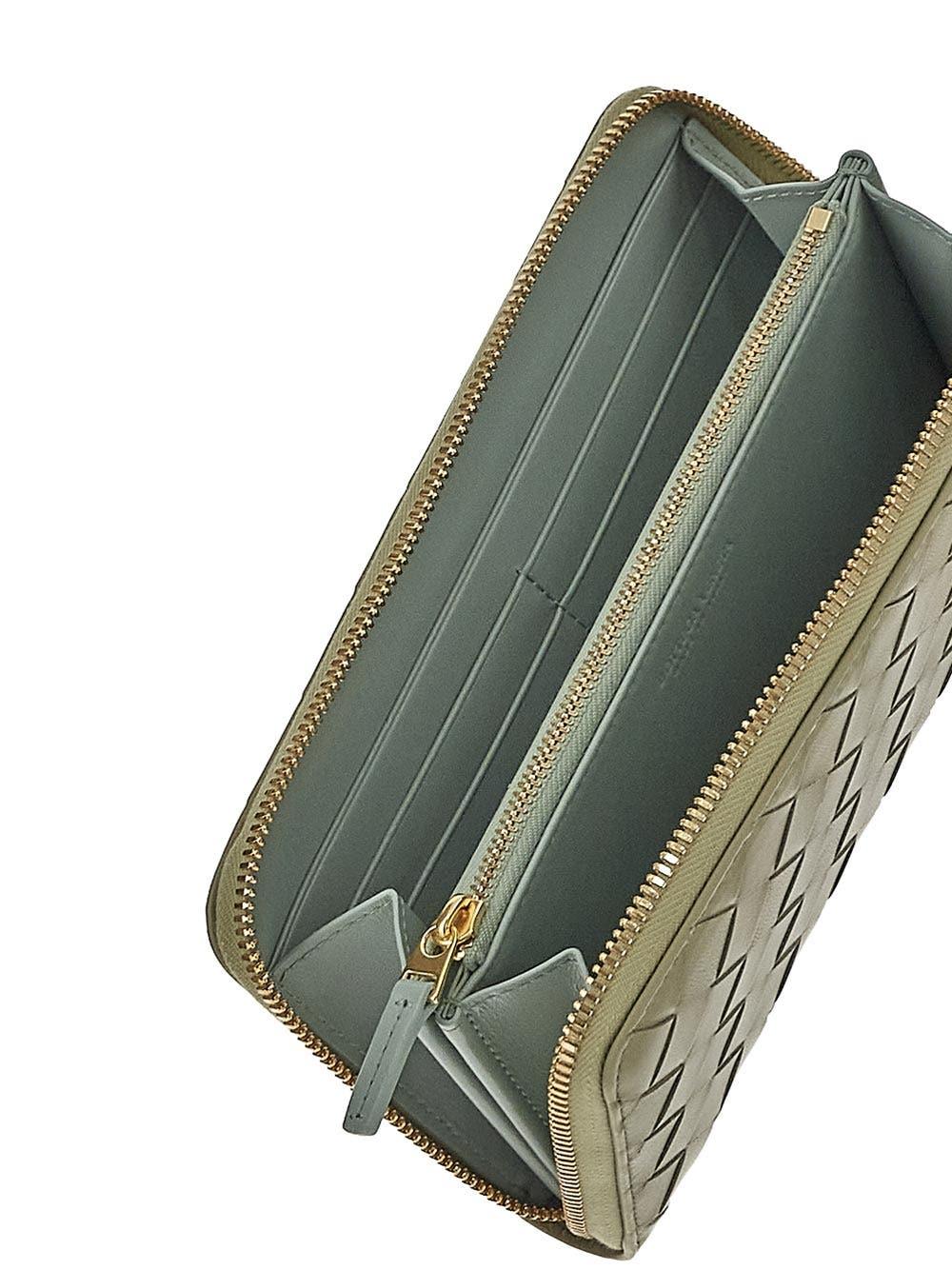 Oluxury Bottega Veneta Intrecciato Zip Around Wallet Saldi