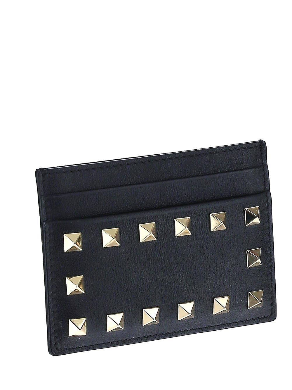 Oluxury Valentino Garavani Rockstud Cardholder Moda