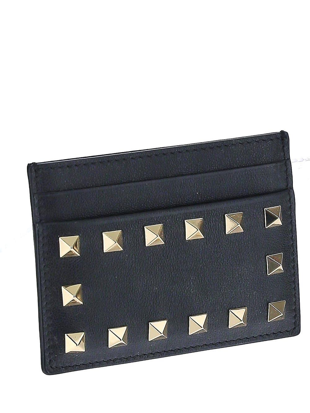 Oluxury Valentino Garavani Rockstud Cardholder Moda