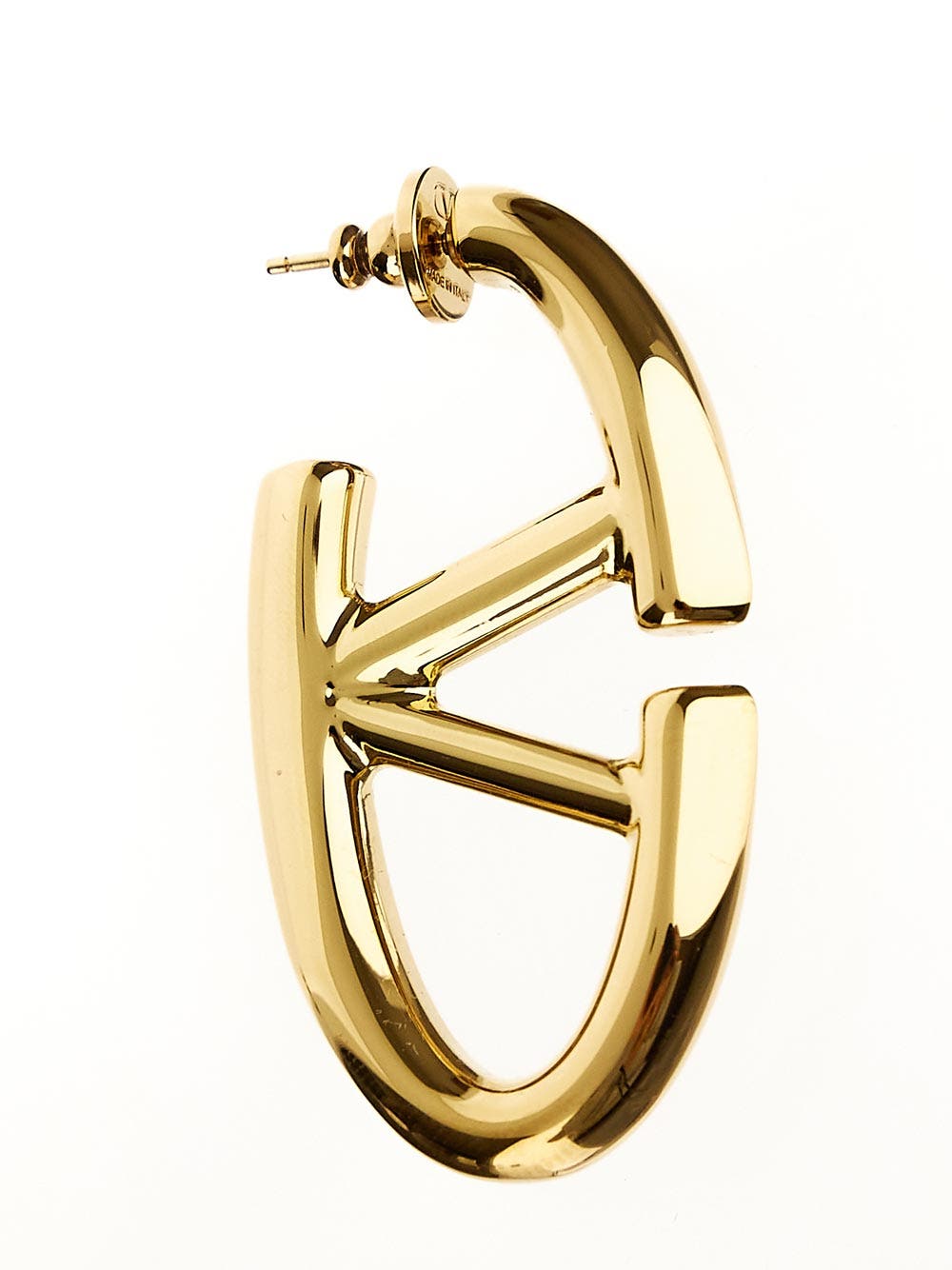 Oluxury Valentino Garavani Logo Earring Italy