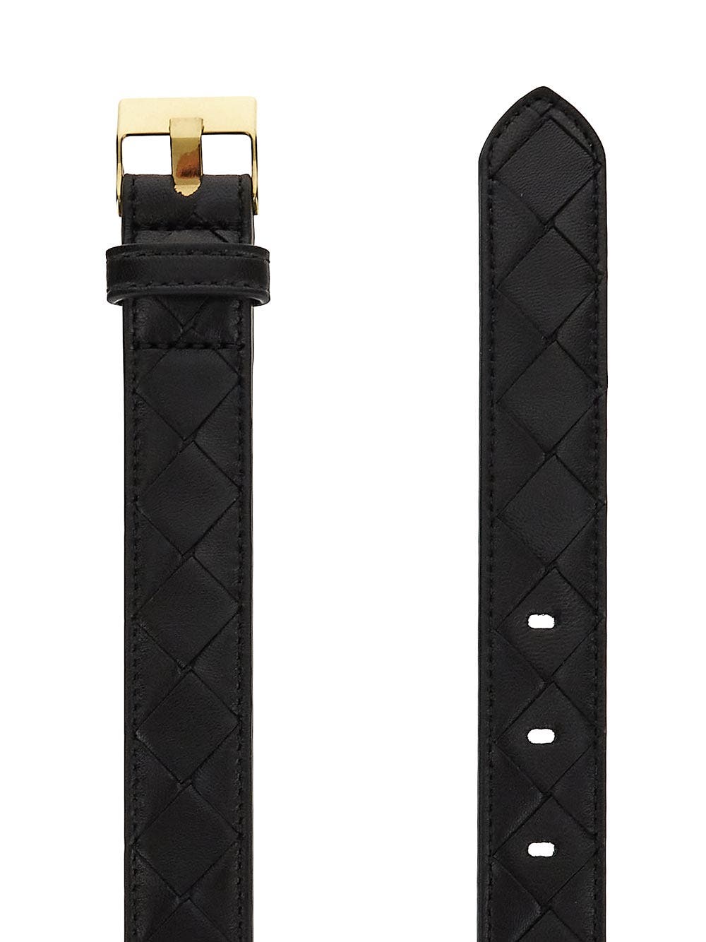 Oluxury Bottega Veneta Wantch Intrecciato Belt Convenienza