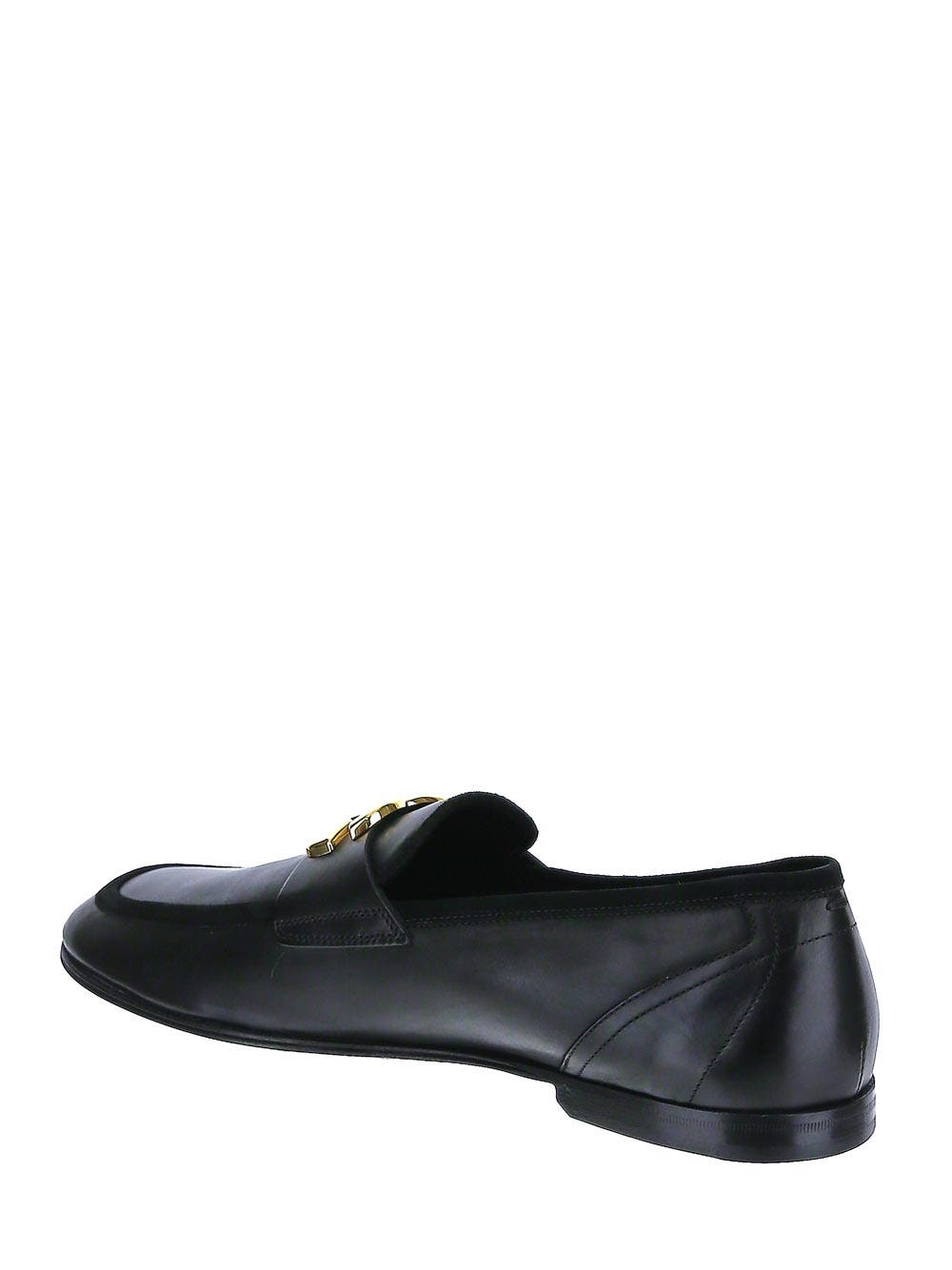 Oluxury Dolce & Gabbana Calfskin Slipper In Saldo