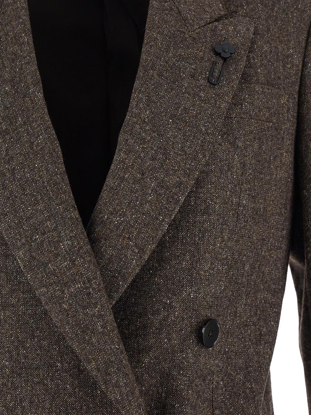 Oluxury Lardini Jacket double-breasted Comprare a buon mercato