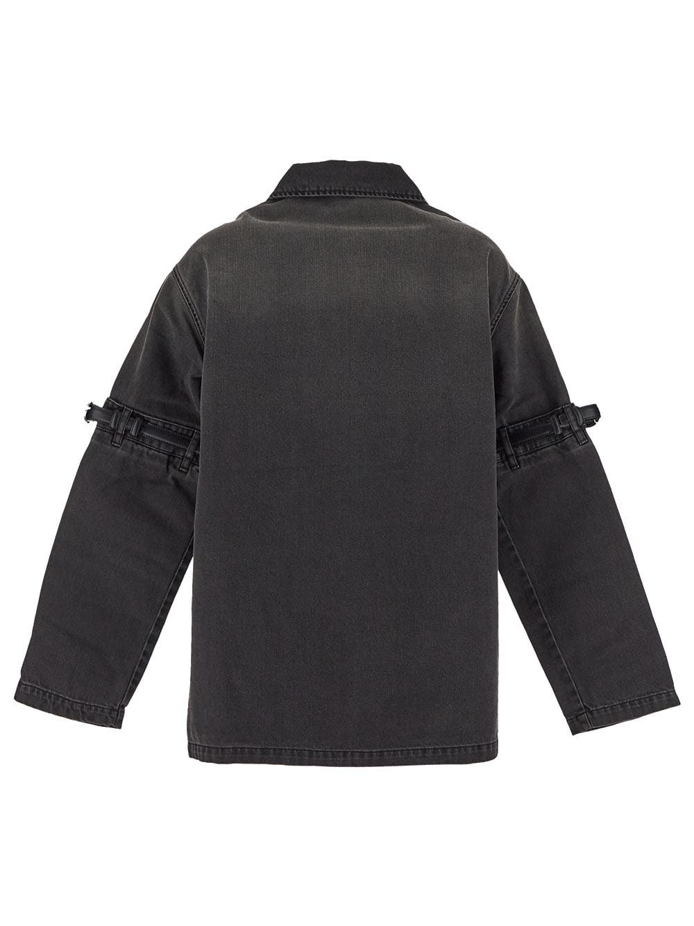 Oluxury Coperni hybrid Denim Overshirt jacket Offerta migliore
