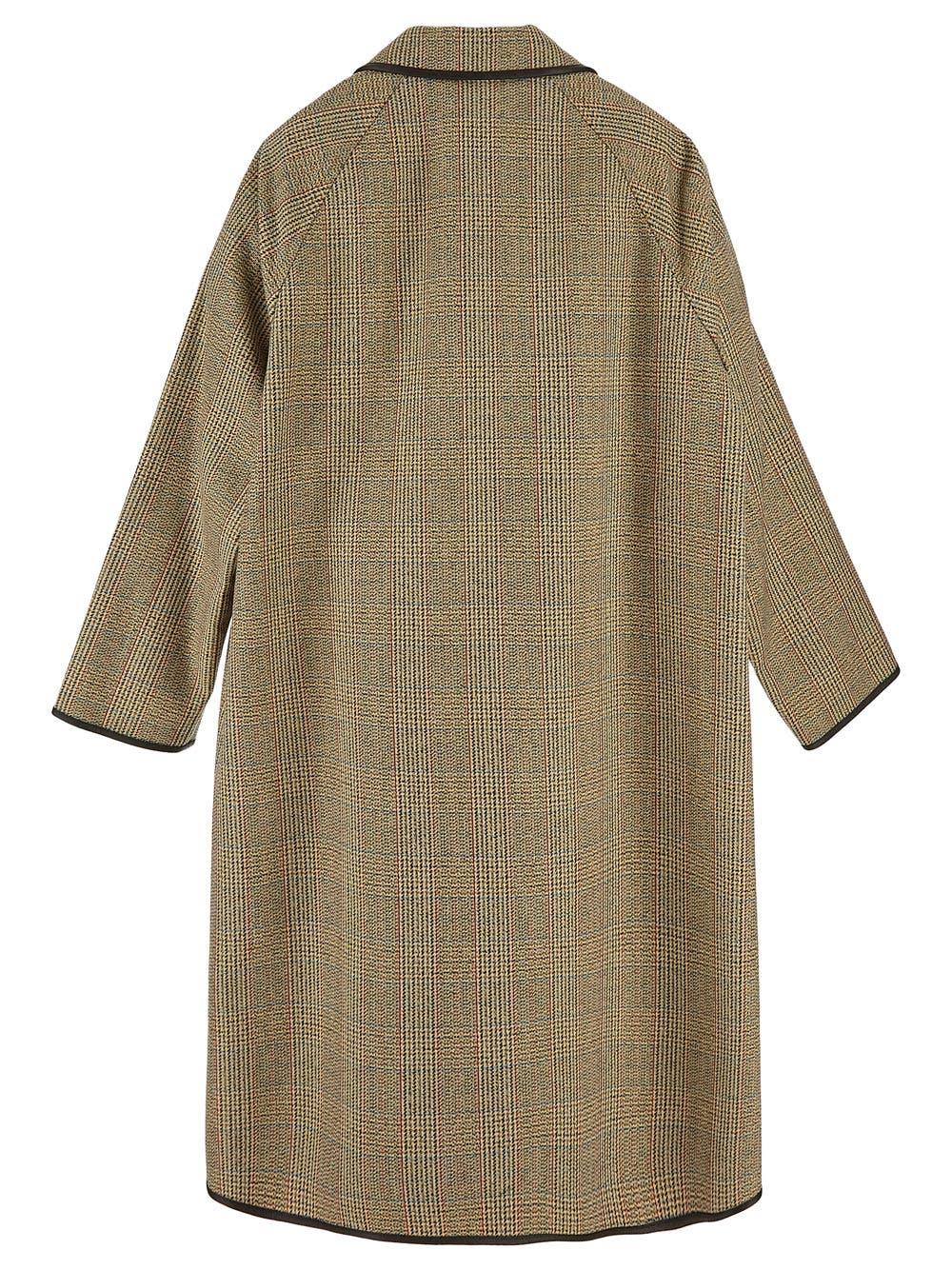 Oluxury Bottega Veneta Check Coat Latest stili
