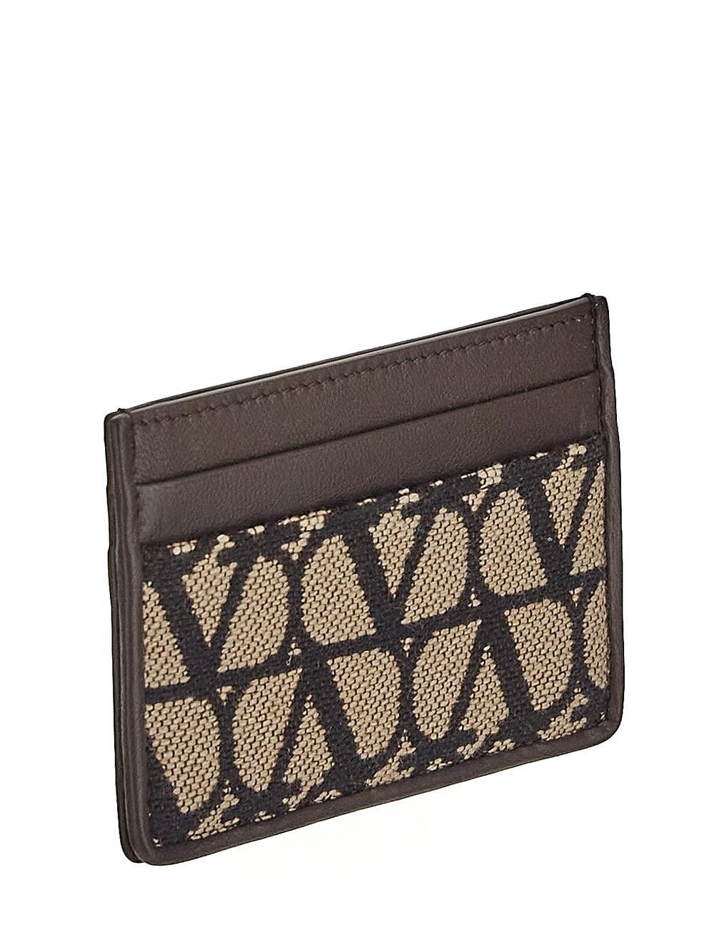 Oluxury Valentino Garavani Toile Iconographe card case Vendita