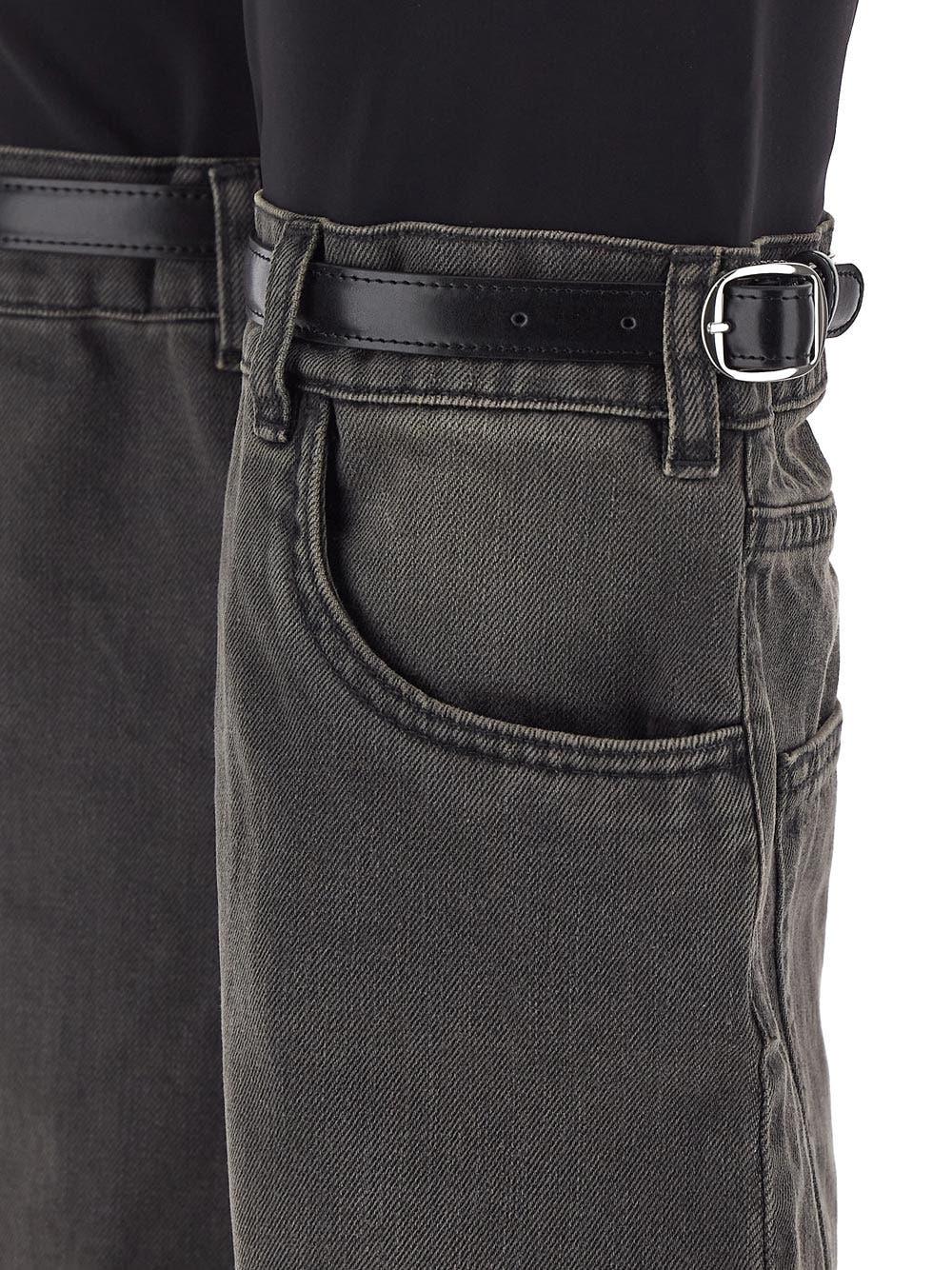 Oluxury Coperni Hybrid Denim Trousers Only for today
