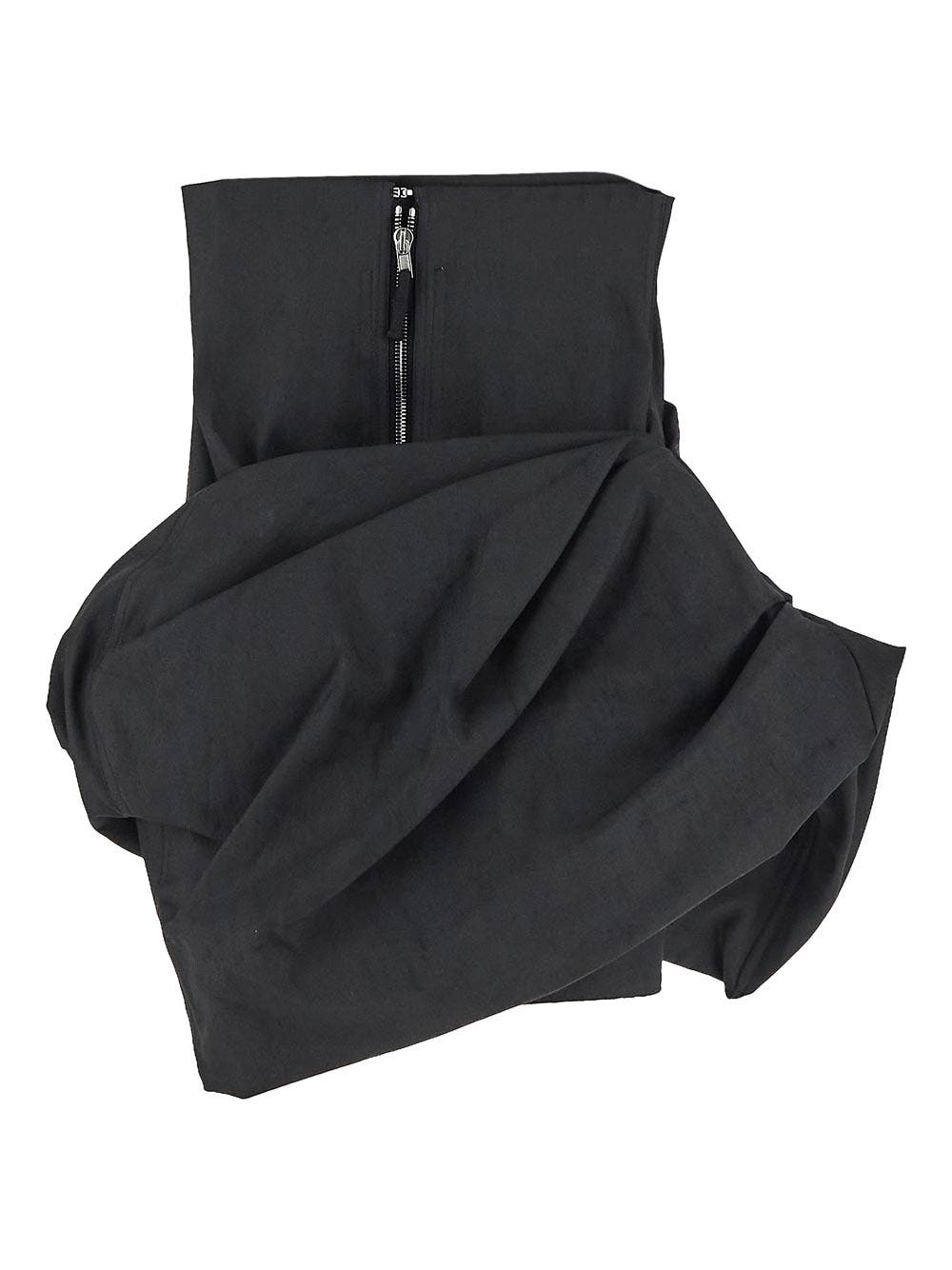 Oluxury Rick Owens Draped Mini-Skirt Italy