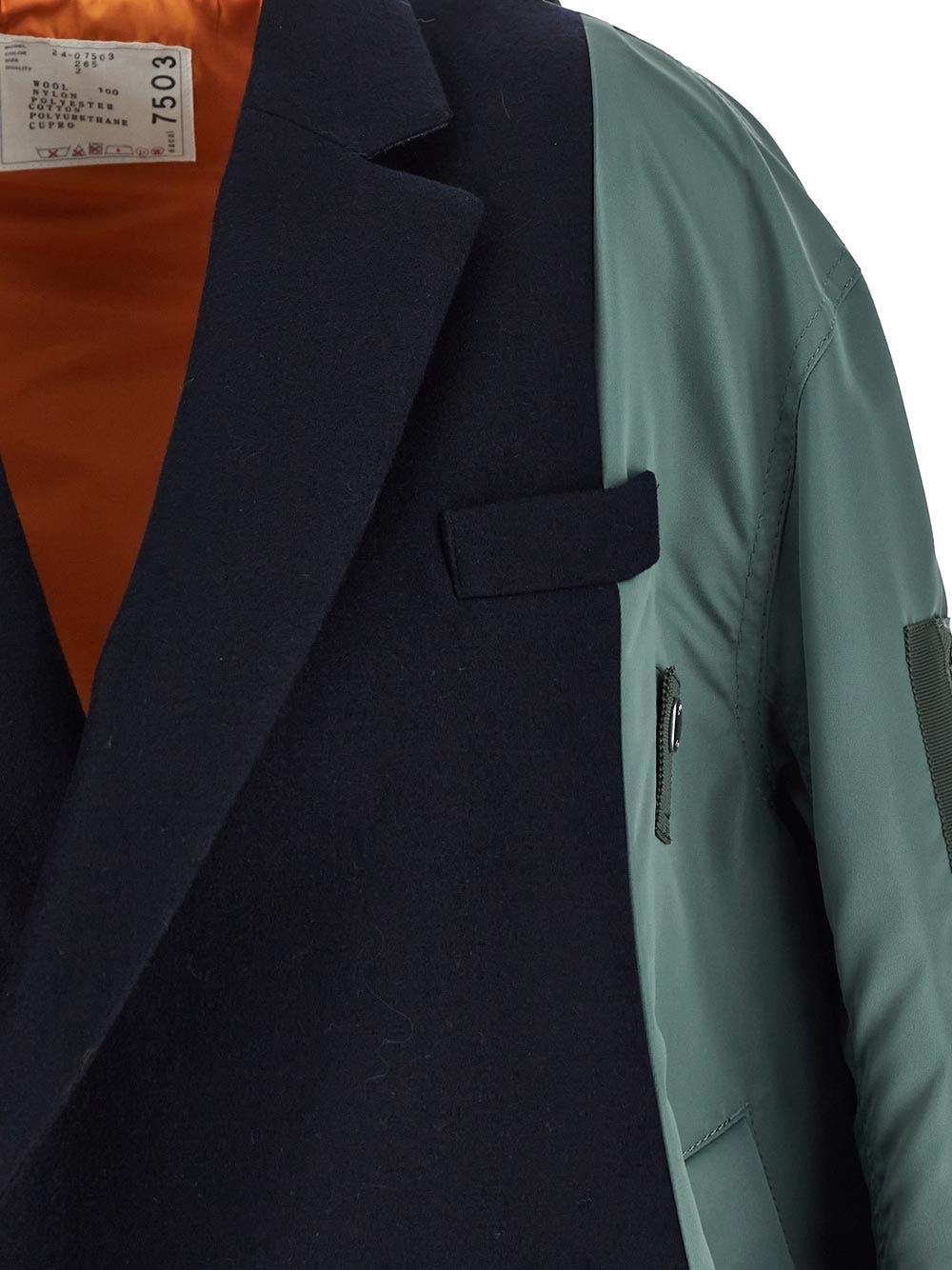 Oluxury Sacai Hybrid Coat Spedizione Gratuita