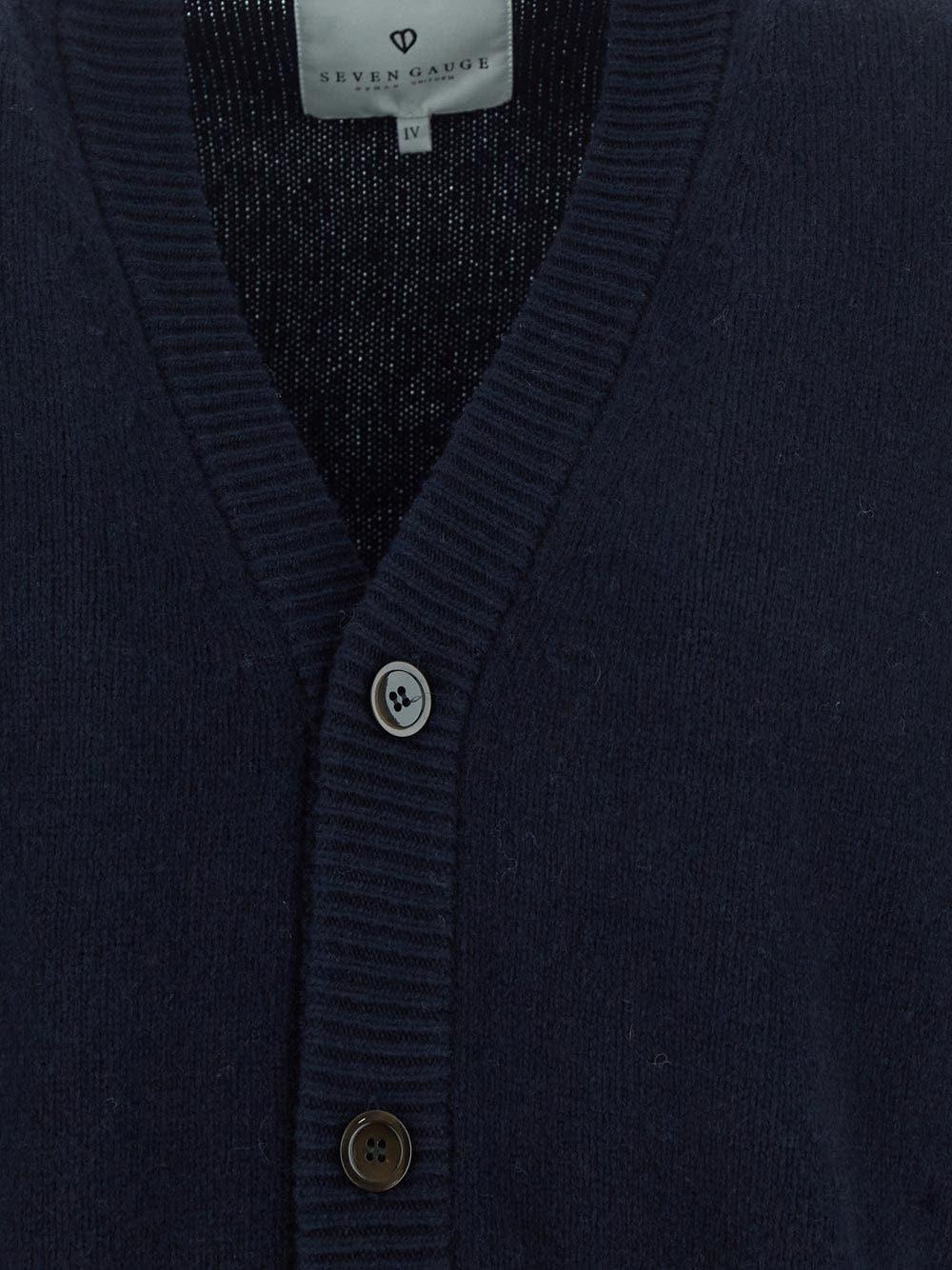 Oluxury Seven Gauge Cardigan knit Duty-free