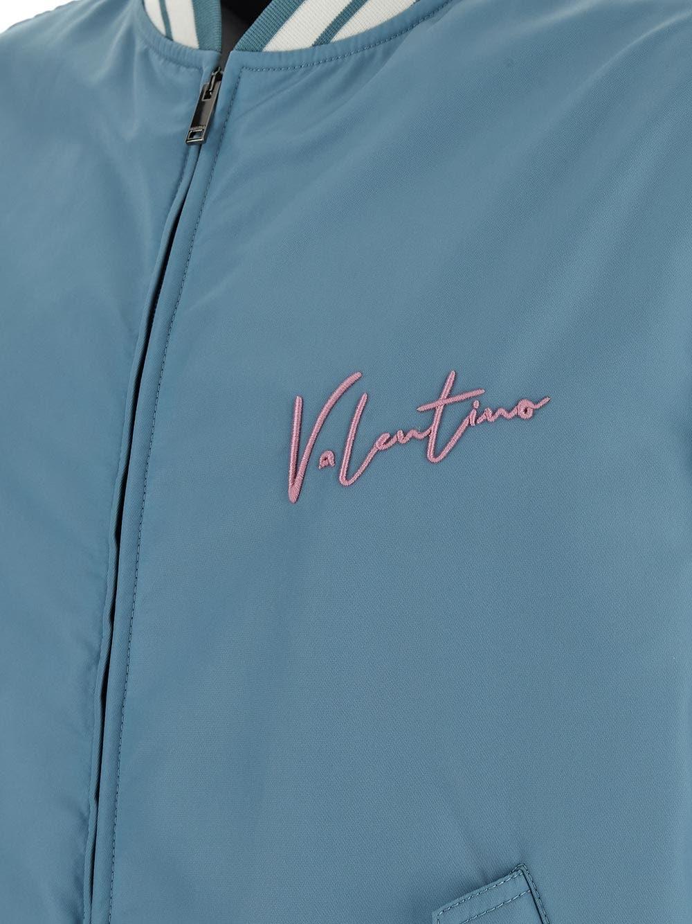Oluxury Valentino Logo Bomber 50% di sconto per tempo limitato
