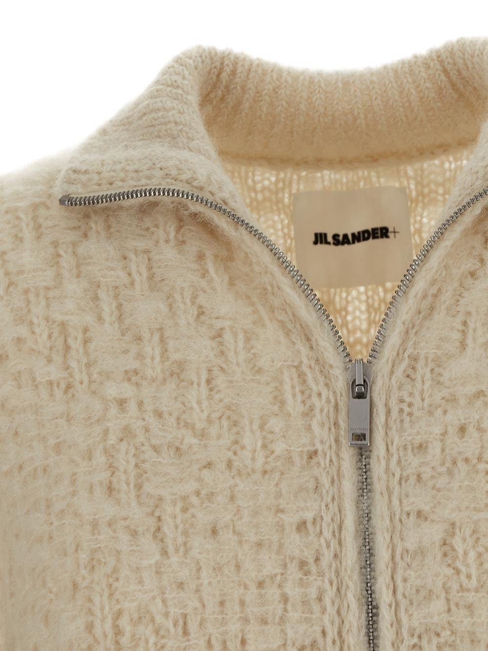 Oluxury Jil Sander Zip Knit Italy