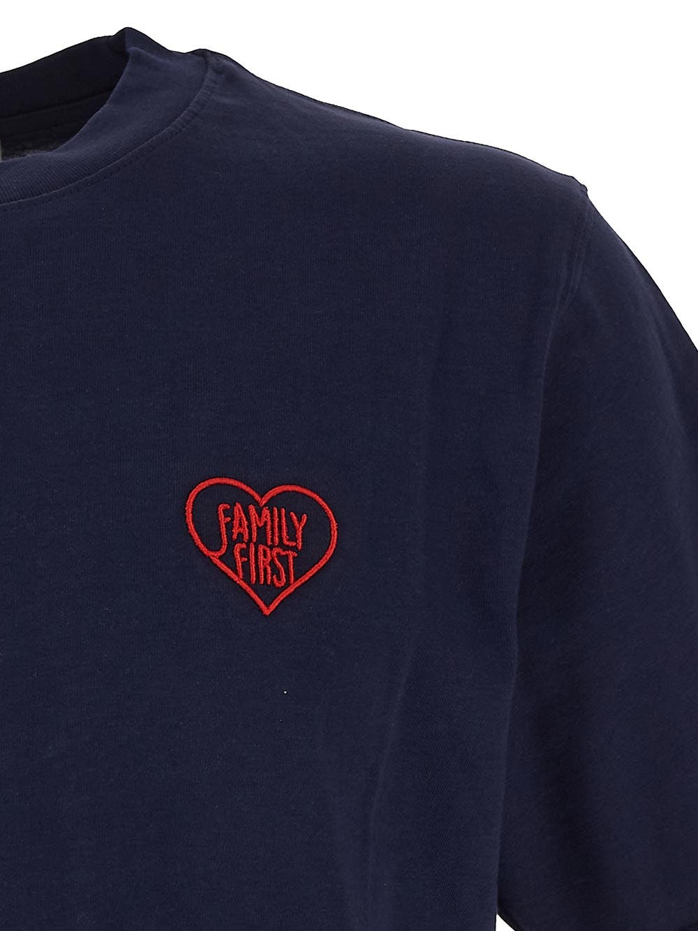 Oluxury Family First Heart T-Shirt Qualità