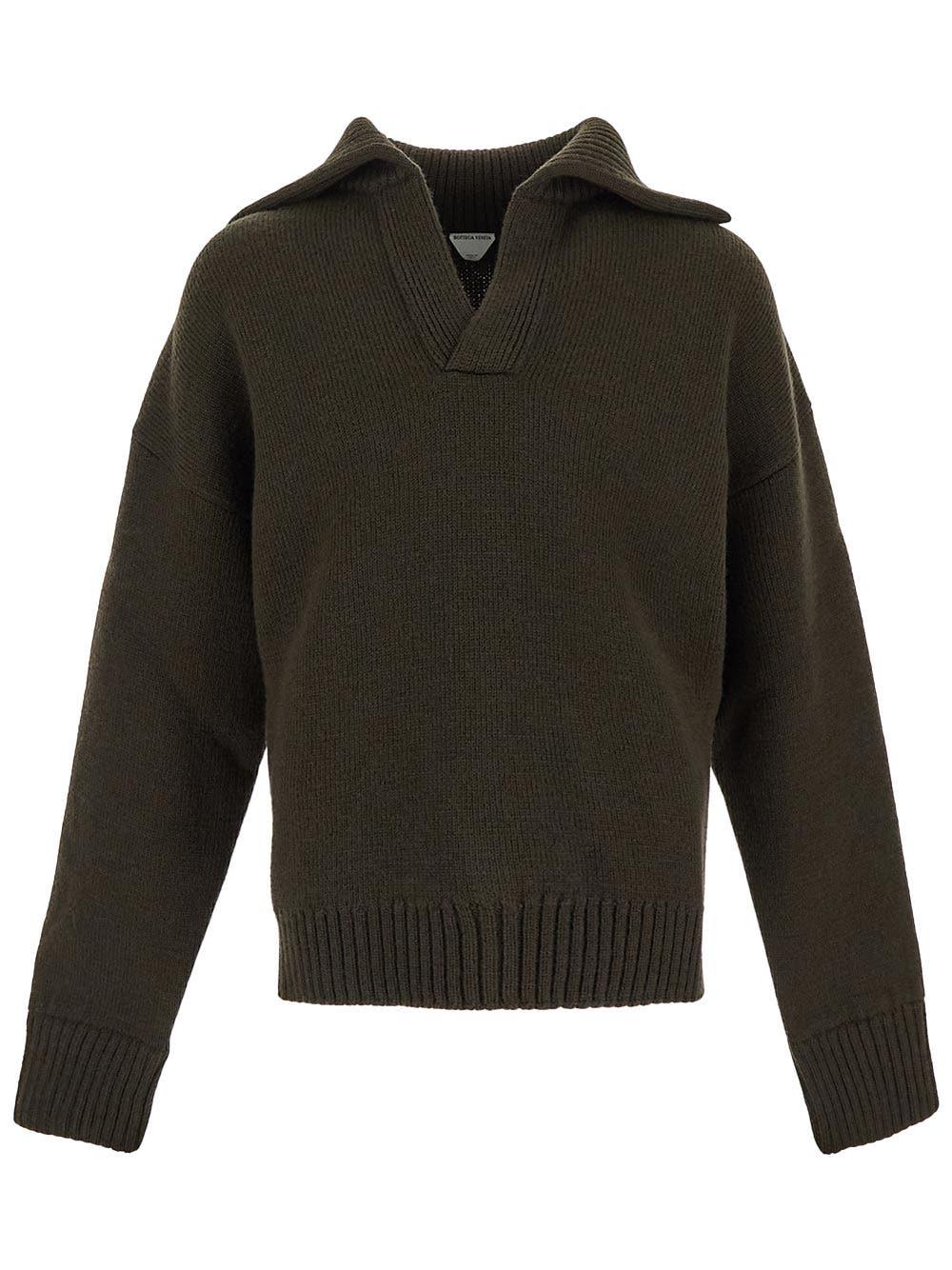 Oluxury Bottega Veneta Knitted Polo Saldi