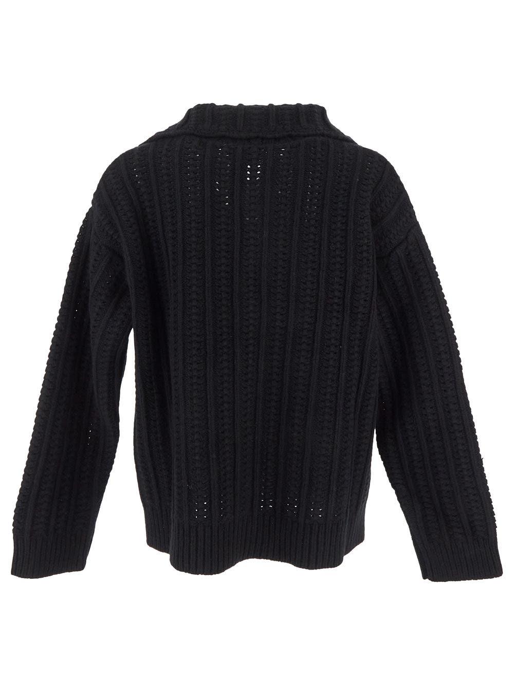 Oluxury Laneus Knitted Cardigan Nuova