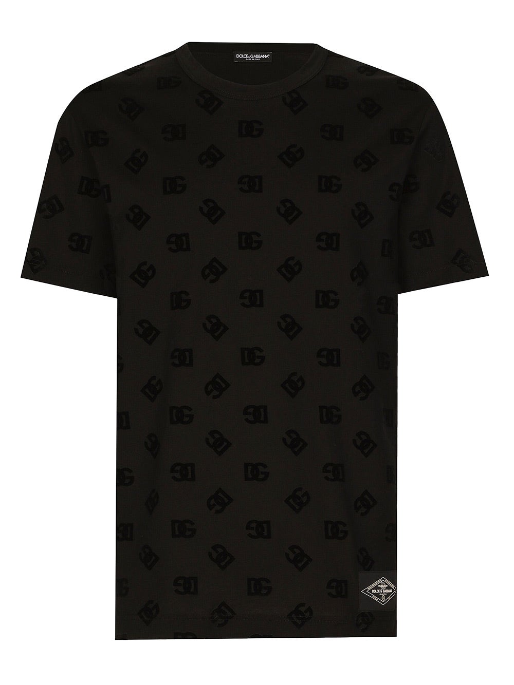 Oluxury Dolce & Gabbana T-shirt all-over flocked Offerta per la Festa della Mamma