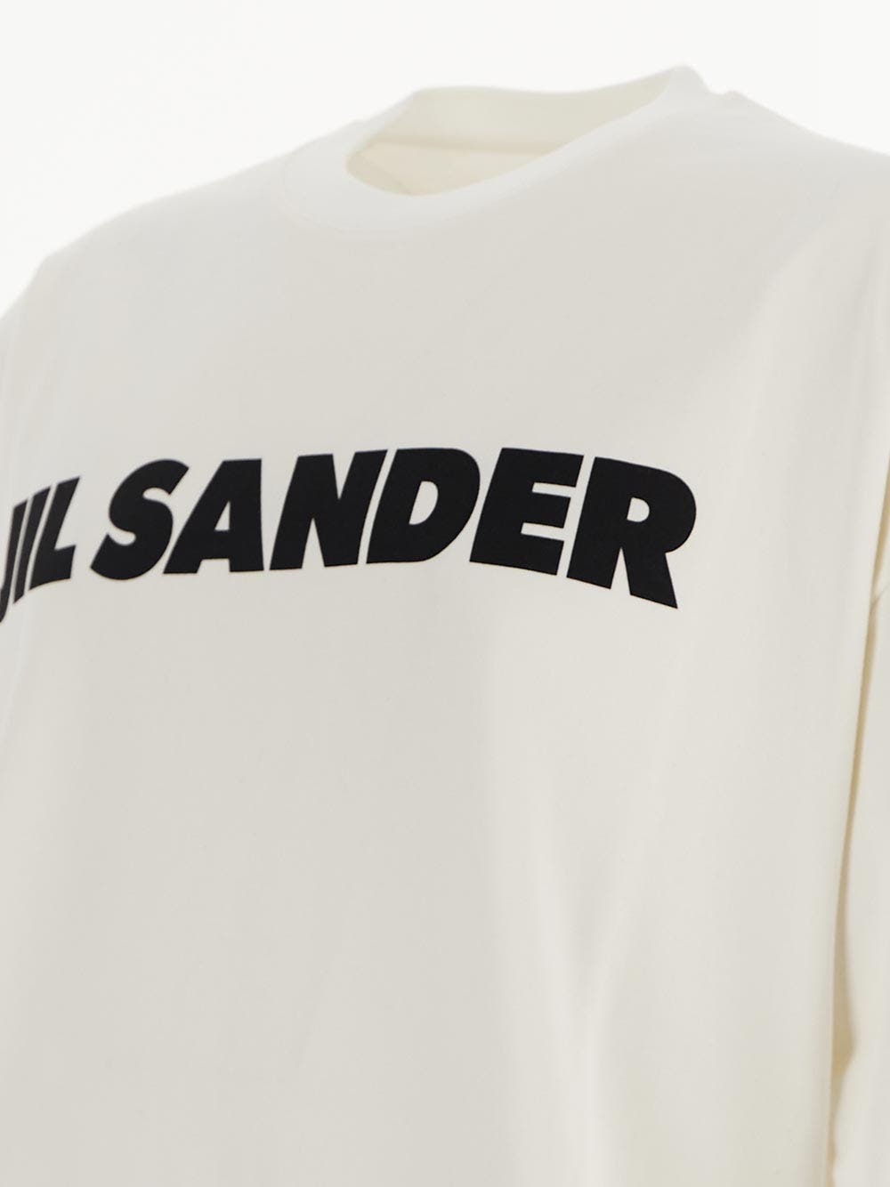 Oluxury Jil Sander Logo T-Shirt Smaltimento dello stoccaggio