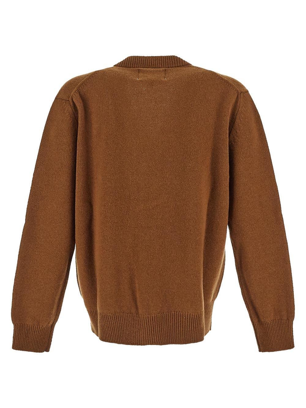 Oluxury Seven Gauge Cardigan knit Liquidazione