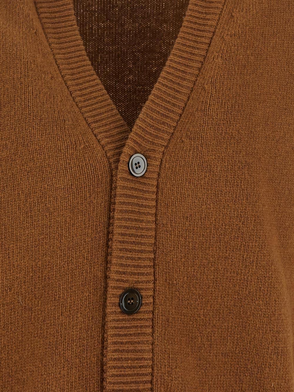 Oluxury Seven Gauge Cardigan knit Liquidazione