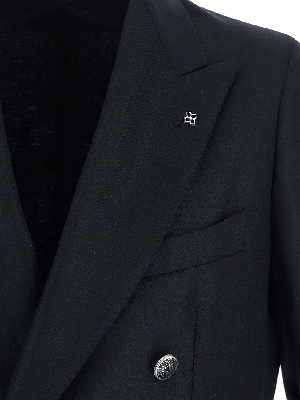 Oluxury Tagliatore Double-Breasted Blazer Fino al 65% di sconto