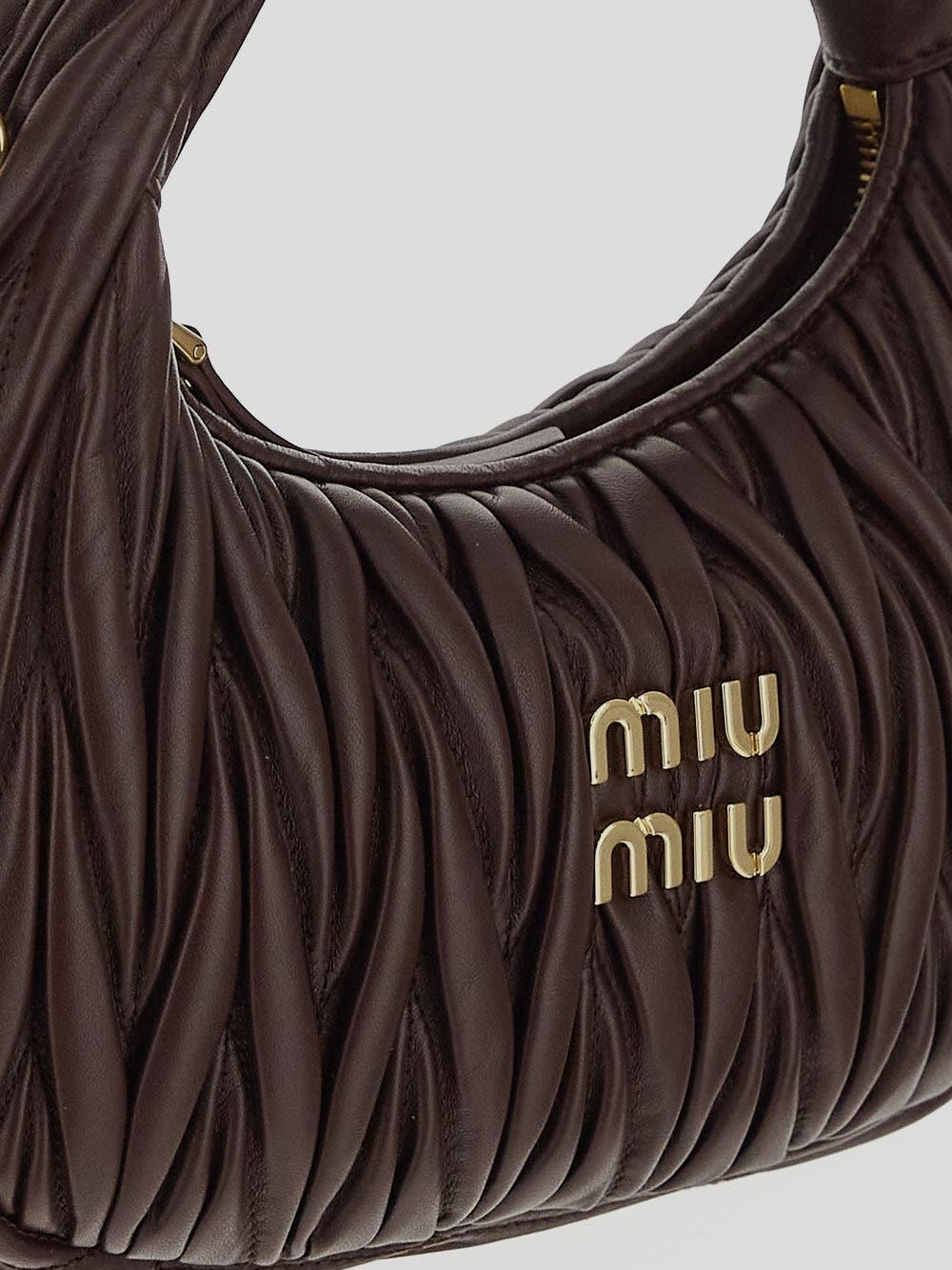 Oluxury Miu Miu Wander Hobo Bag Pezzi Unici